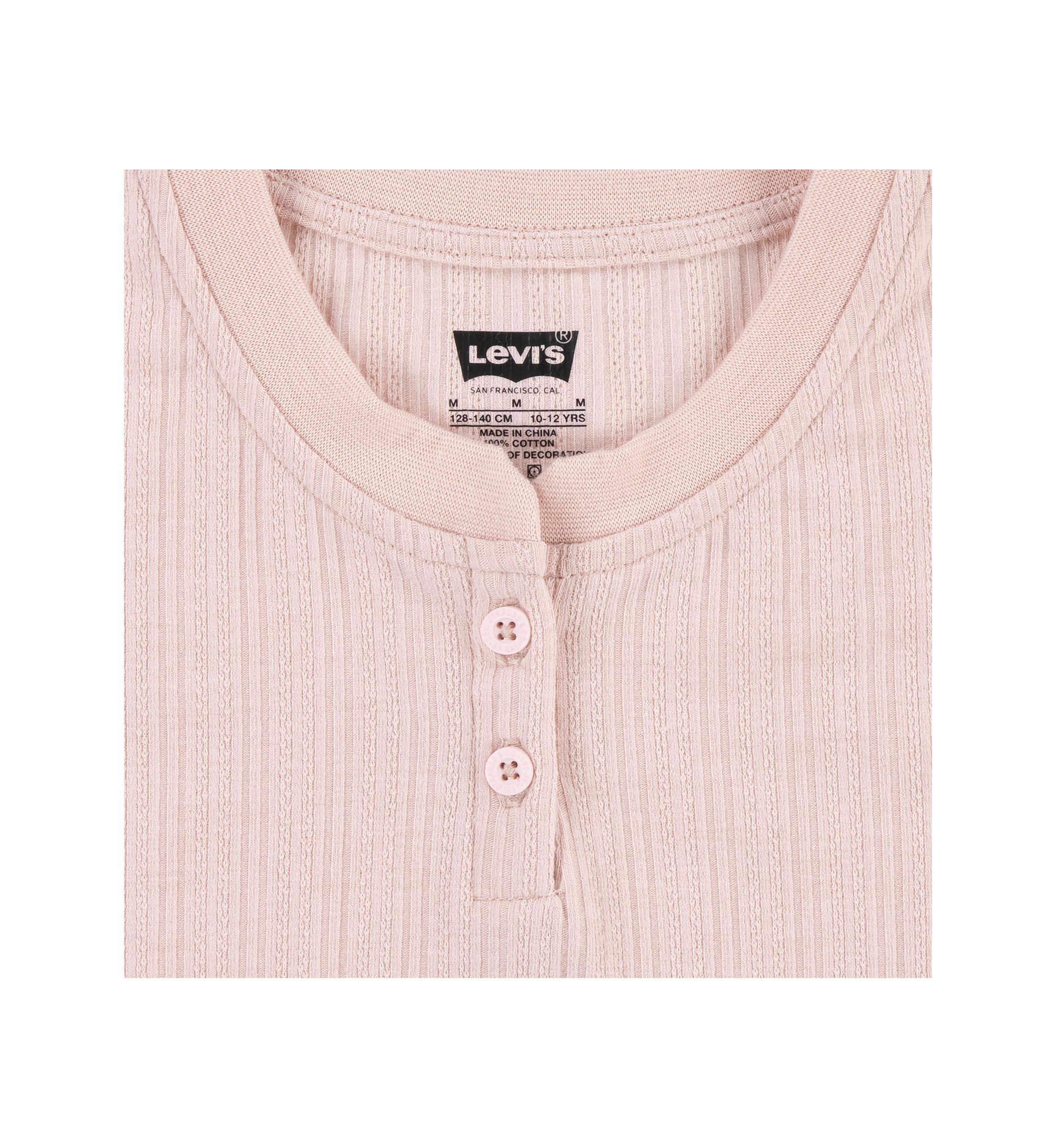 Girls 7-16 Ribbed Knit Babydoll Top