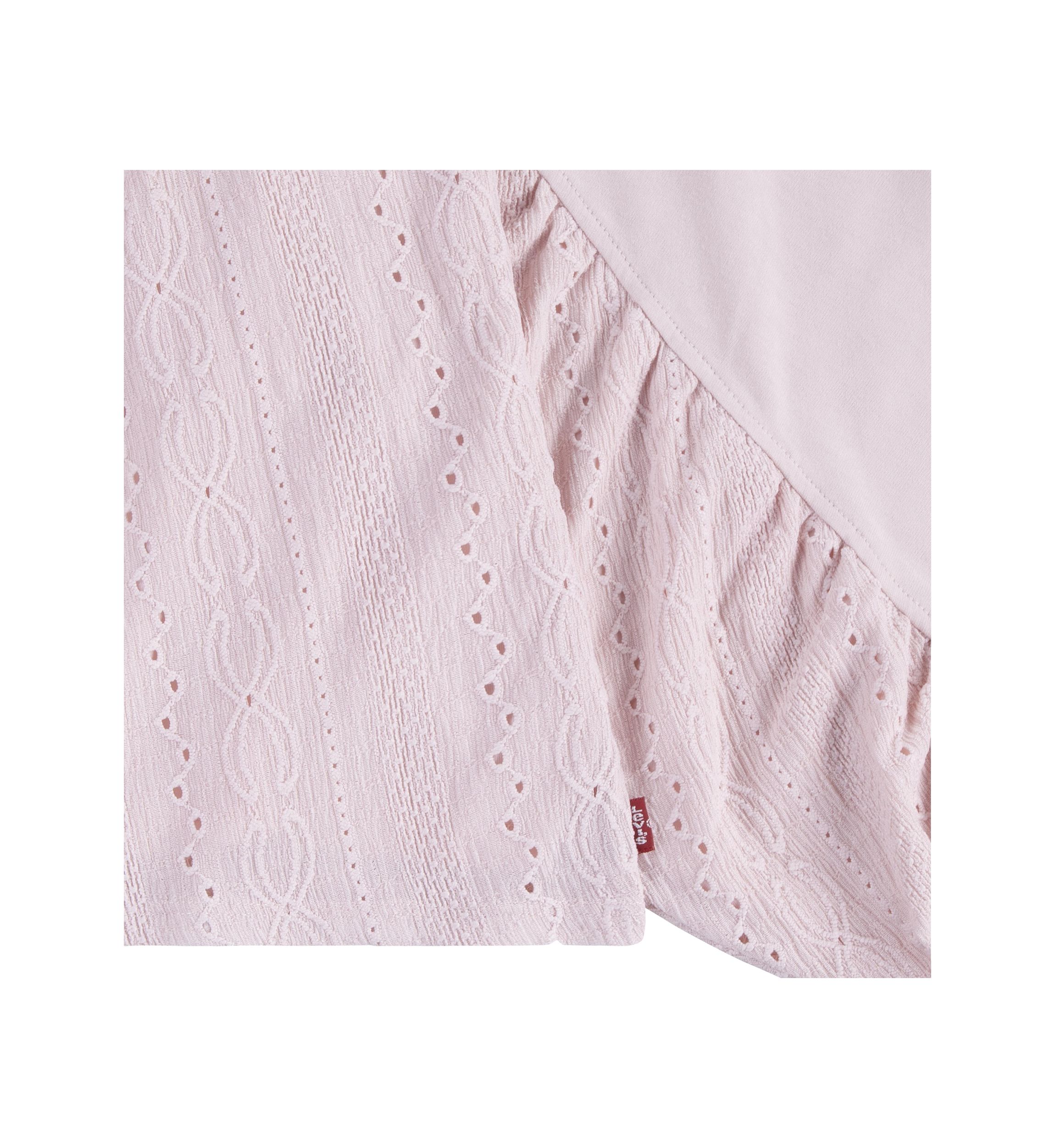 Girls 7-16 Mixed Eyelet Top