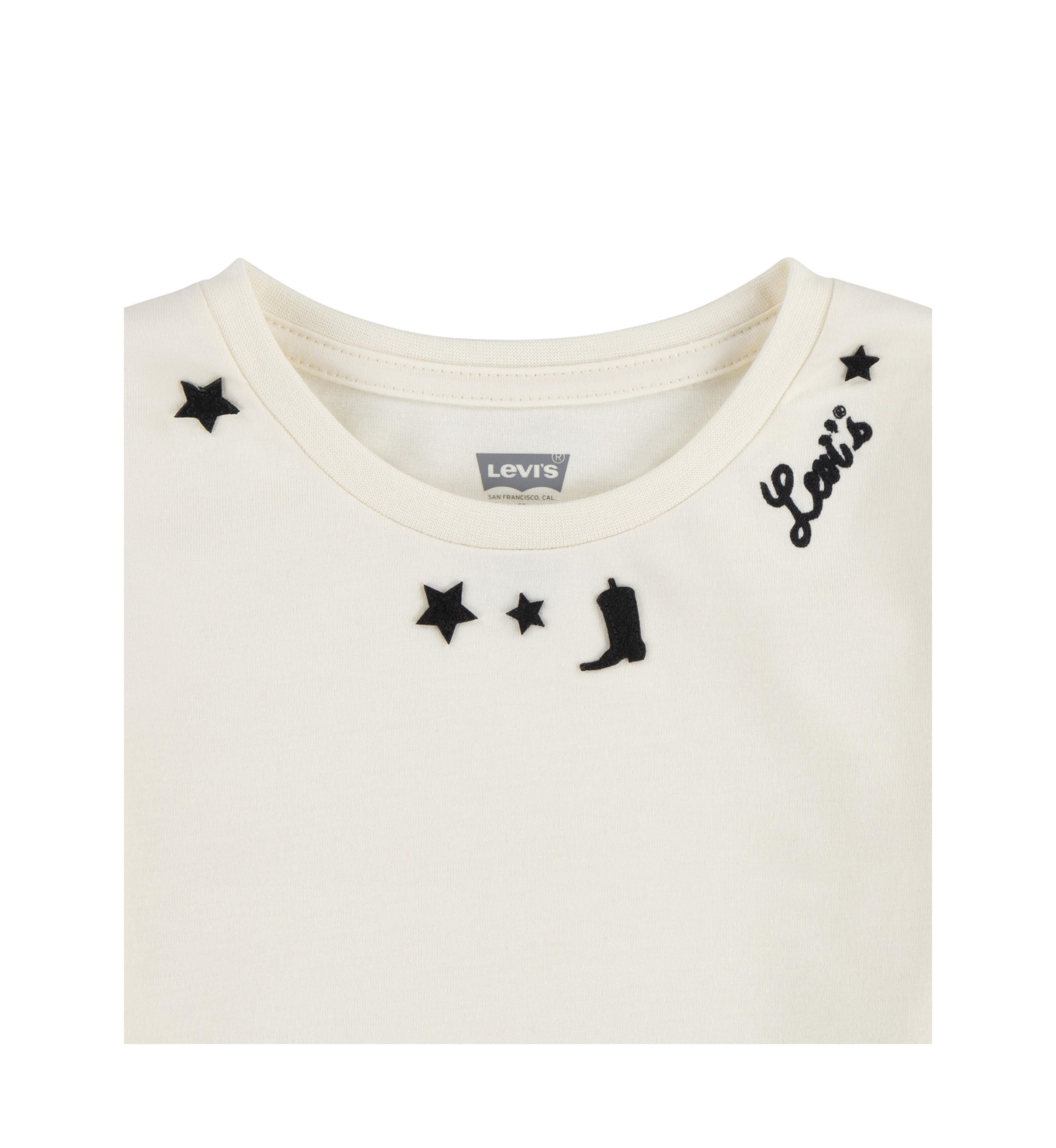 Girls 7-16 Stars Embroidered T-Shirt