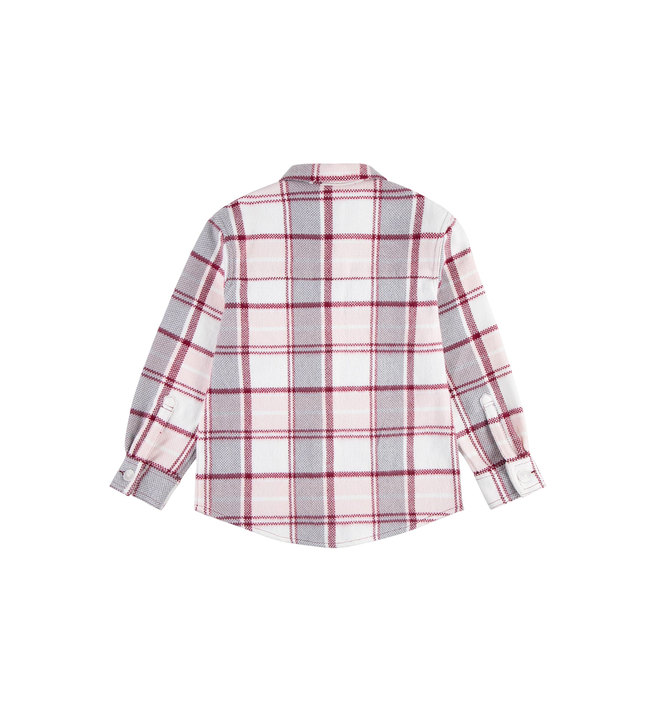 Girls 7-16 Oversized Plaid Printed Shirt