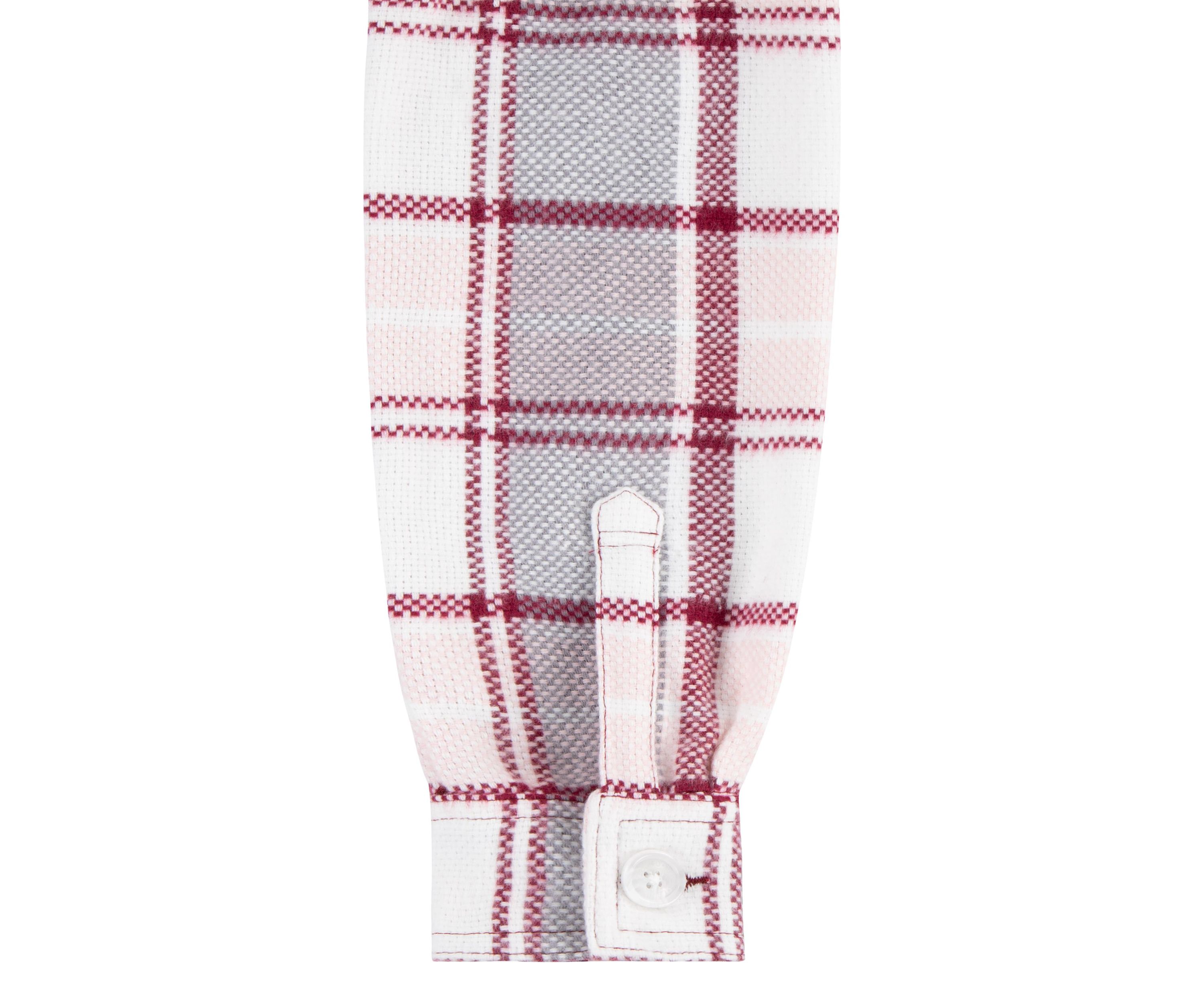 Girls 7-16 Oversized Plaid Printed Shirt