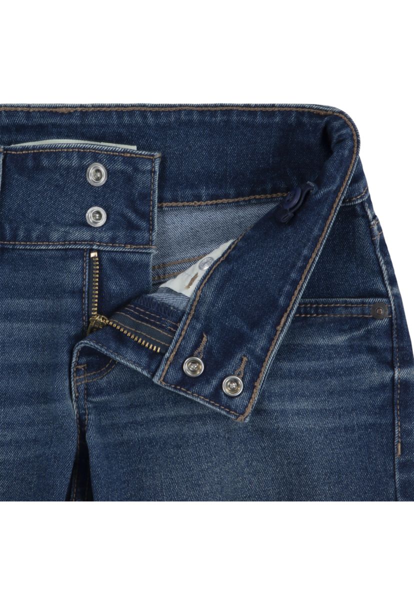 Girls 7-16 Double Shank Denim Shorts