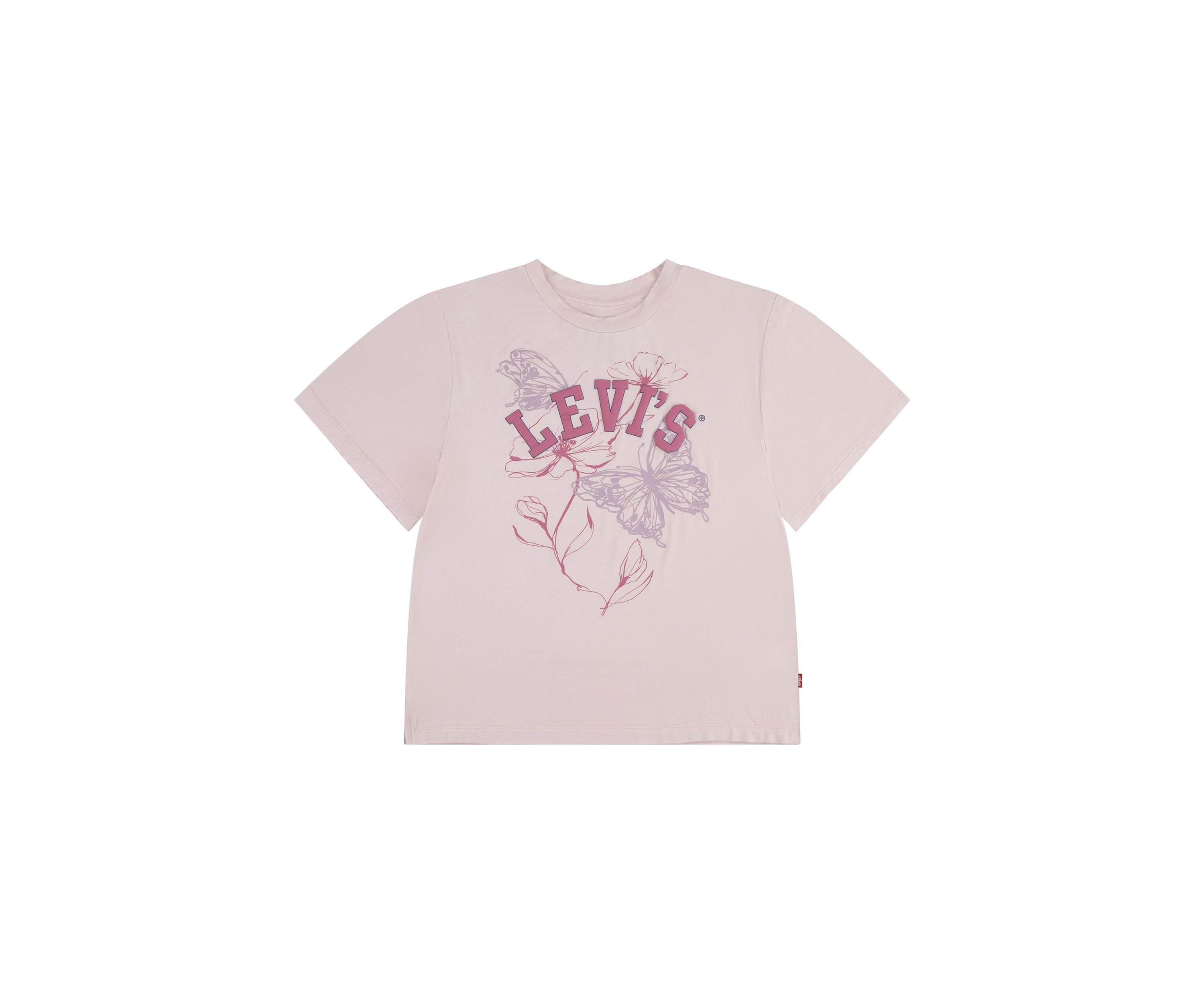 Girls 7-16 Oversized Floral Graphic T-Shirt