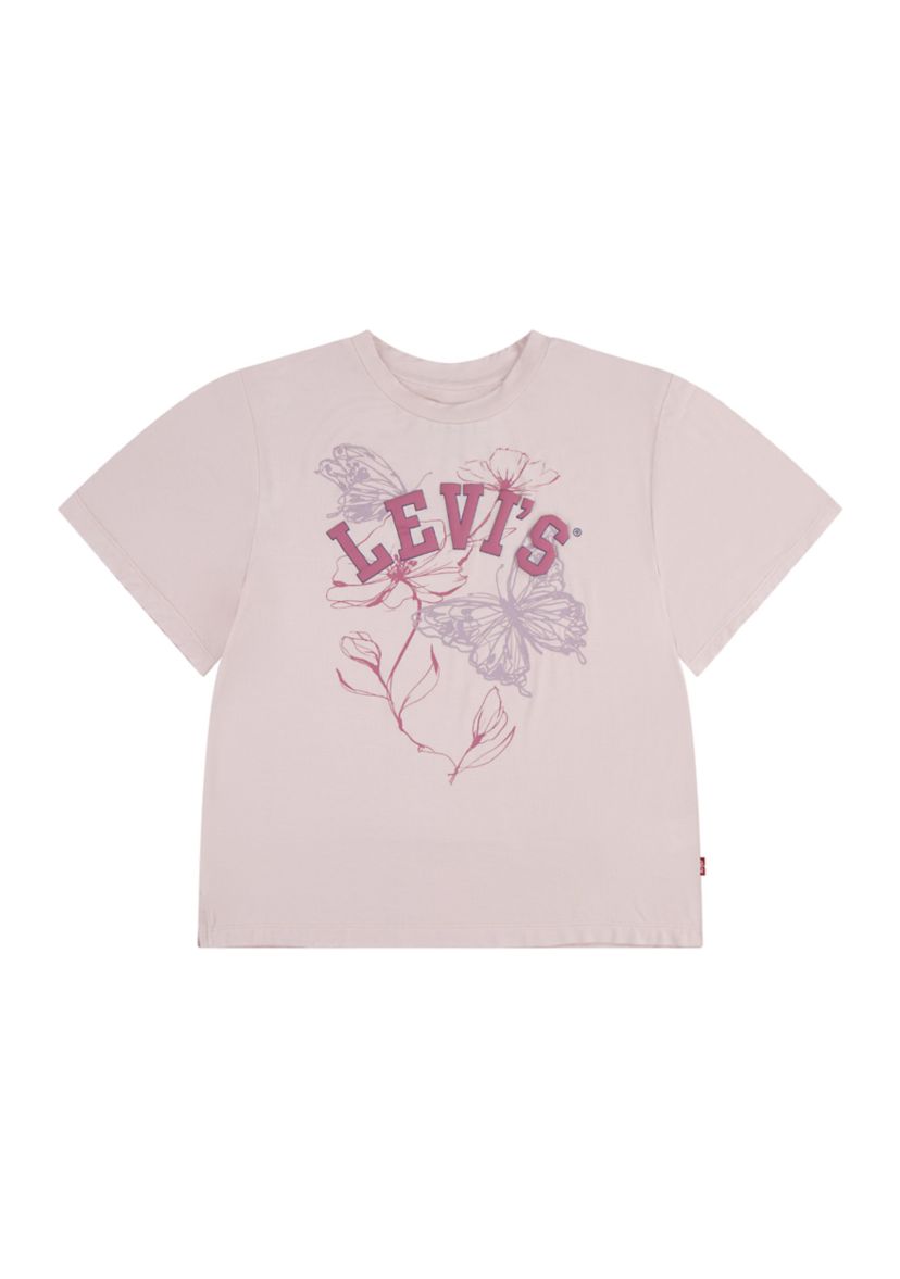 Girls 7-16 Oversized Floral Graphic T-Shirt