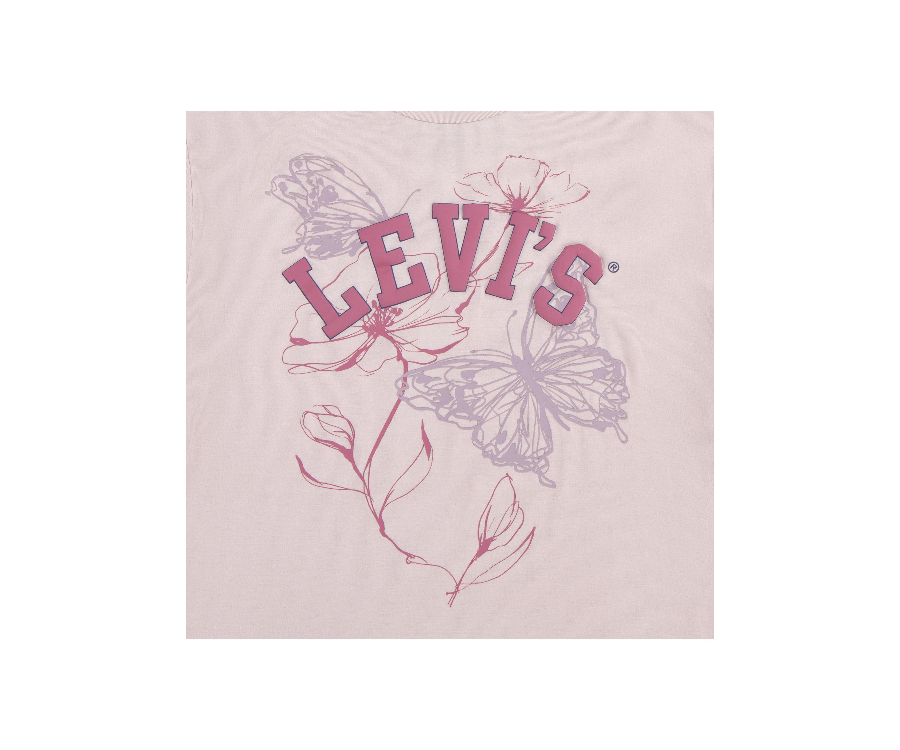 Girls 7-16 Oversized Floral Graphic T-Shirt