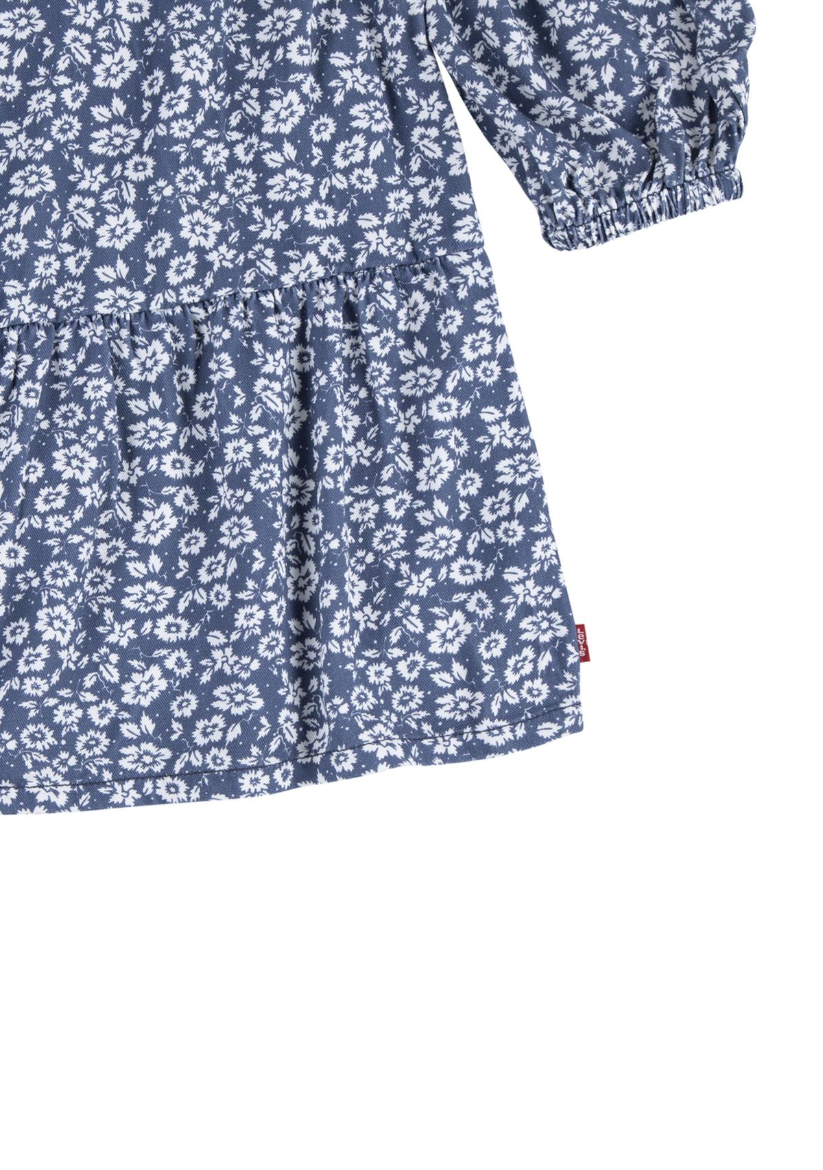 Girls 7-16 Smocked Printed Dress