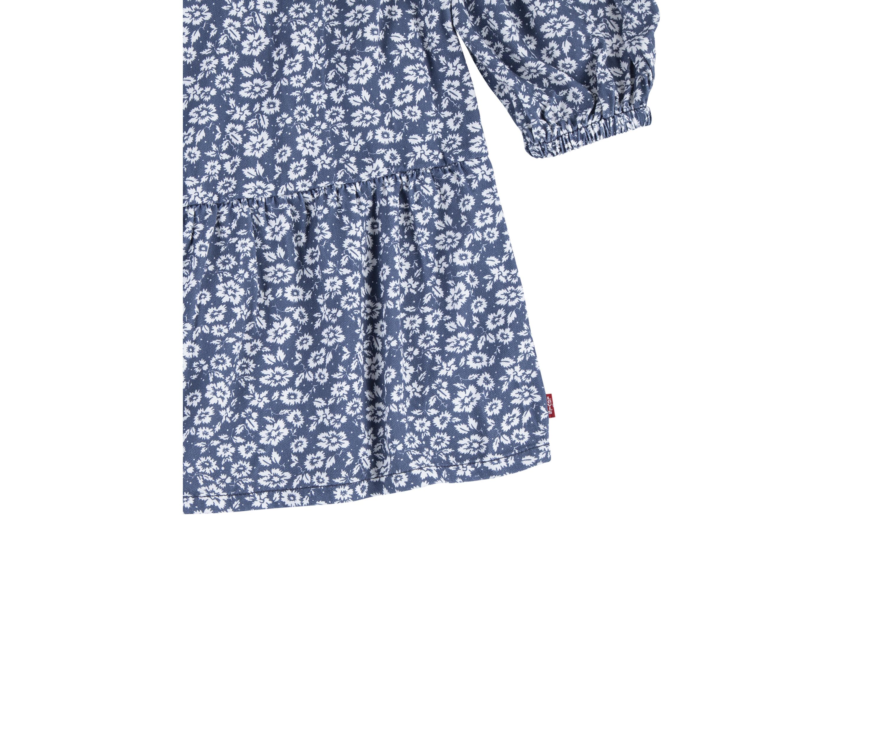 Girls 7-16 Smocked Printed Dress