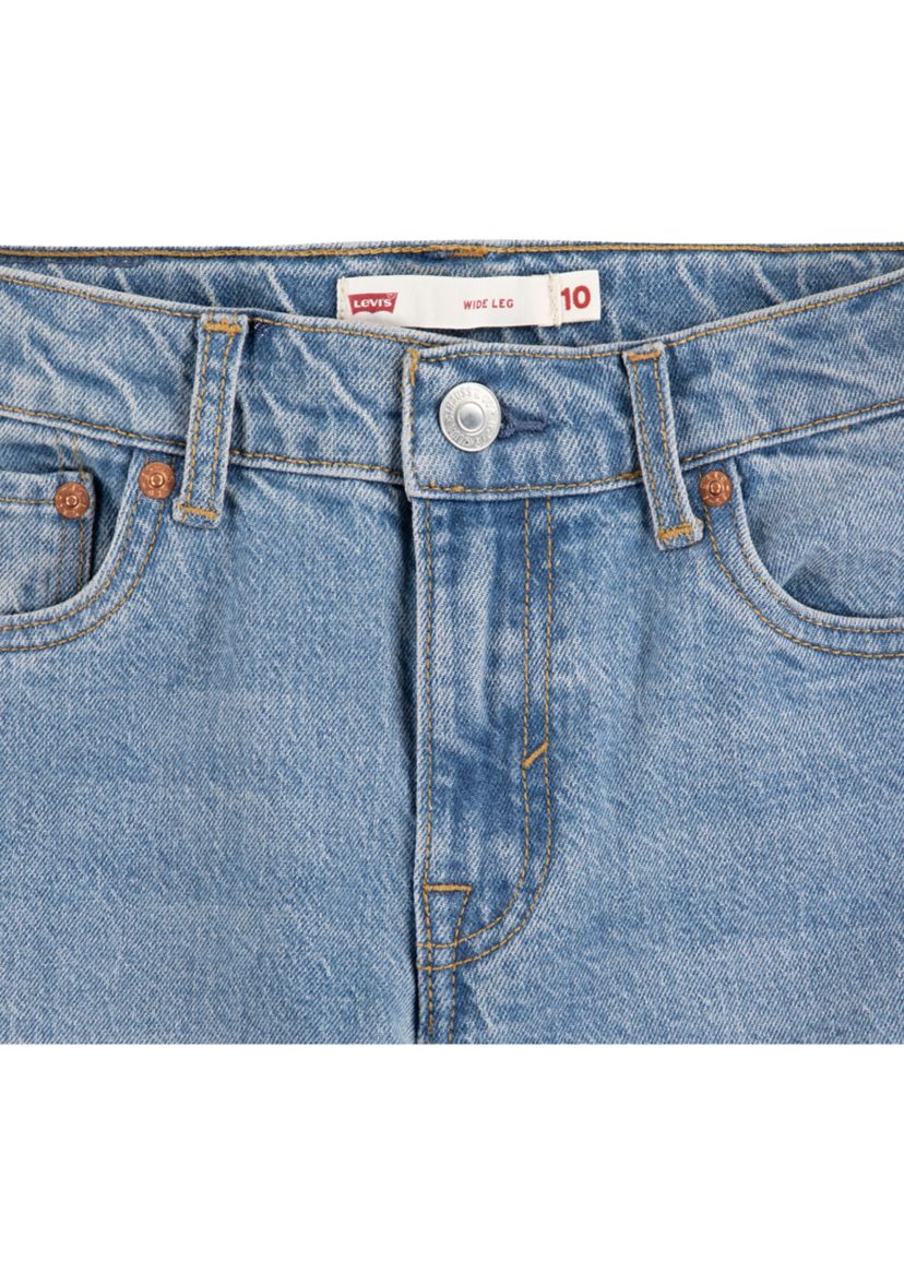 Girls 7-16 Baggy Cargo Denim Jeans
