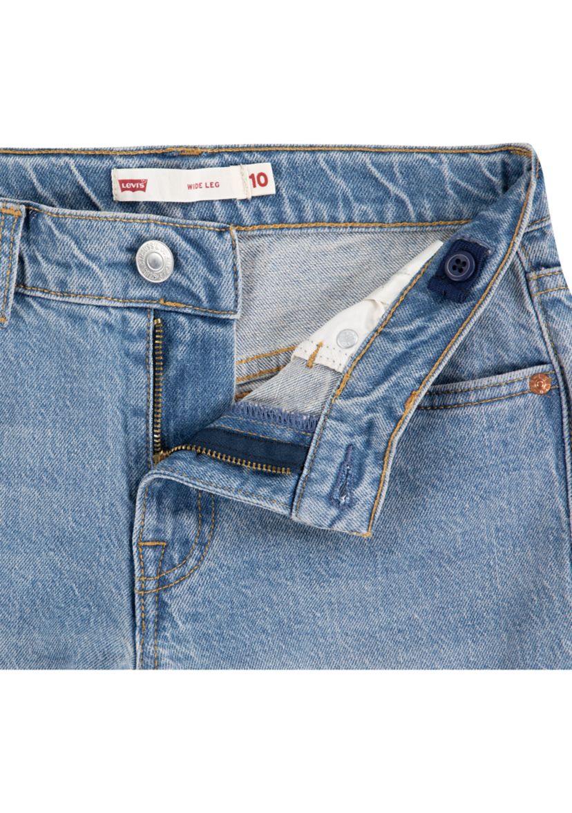 Girls 7-16 Baggy Cargo Denim Jeans