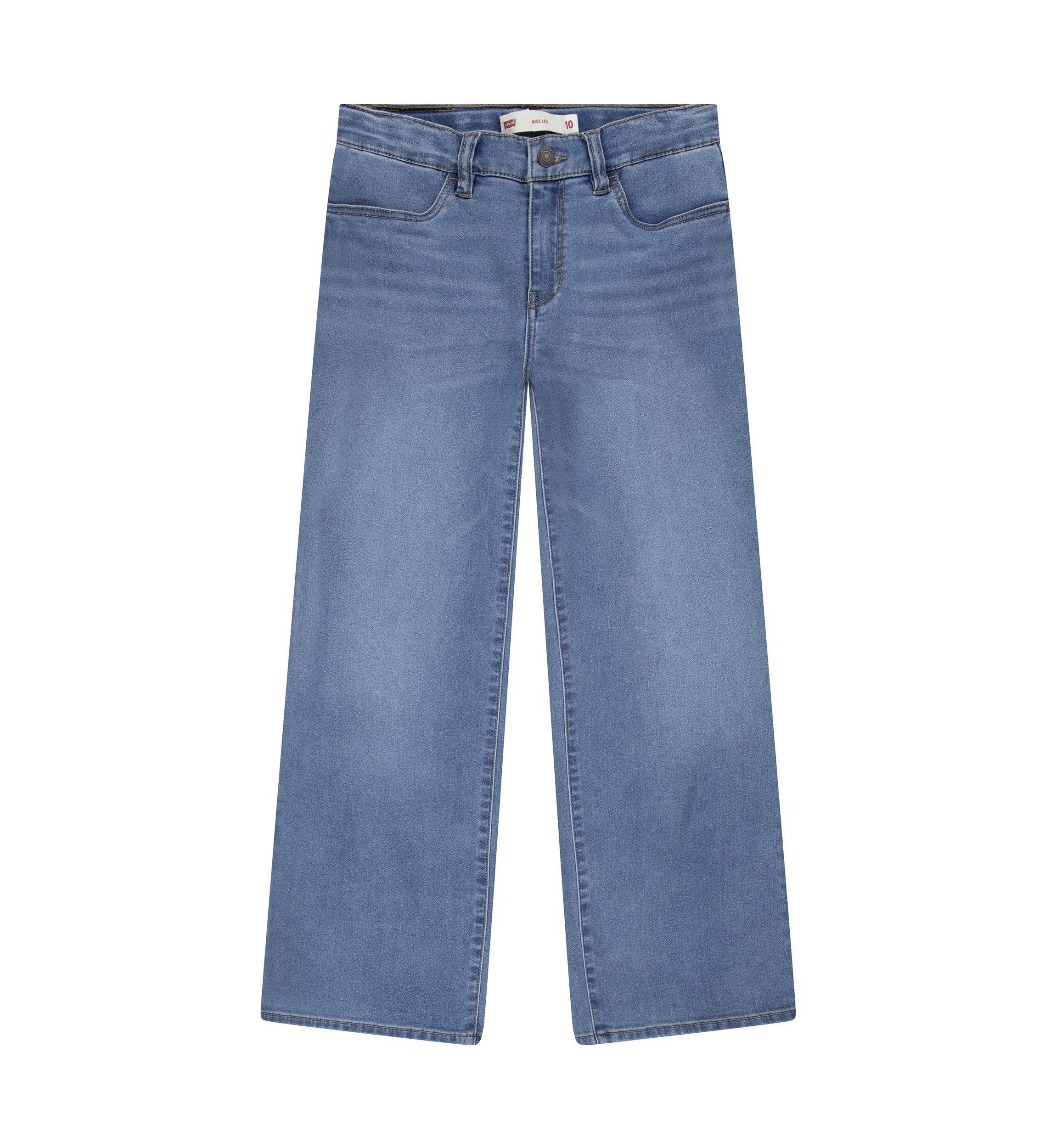 Girls 7-16 Wide Leg Denim Jeans