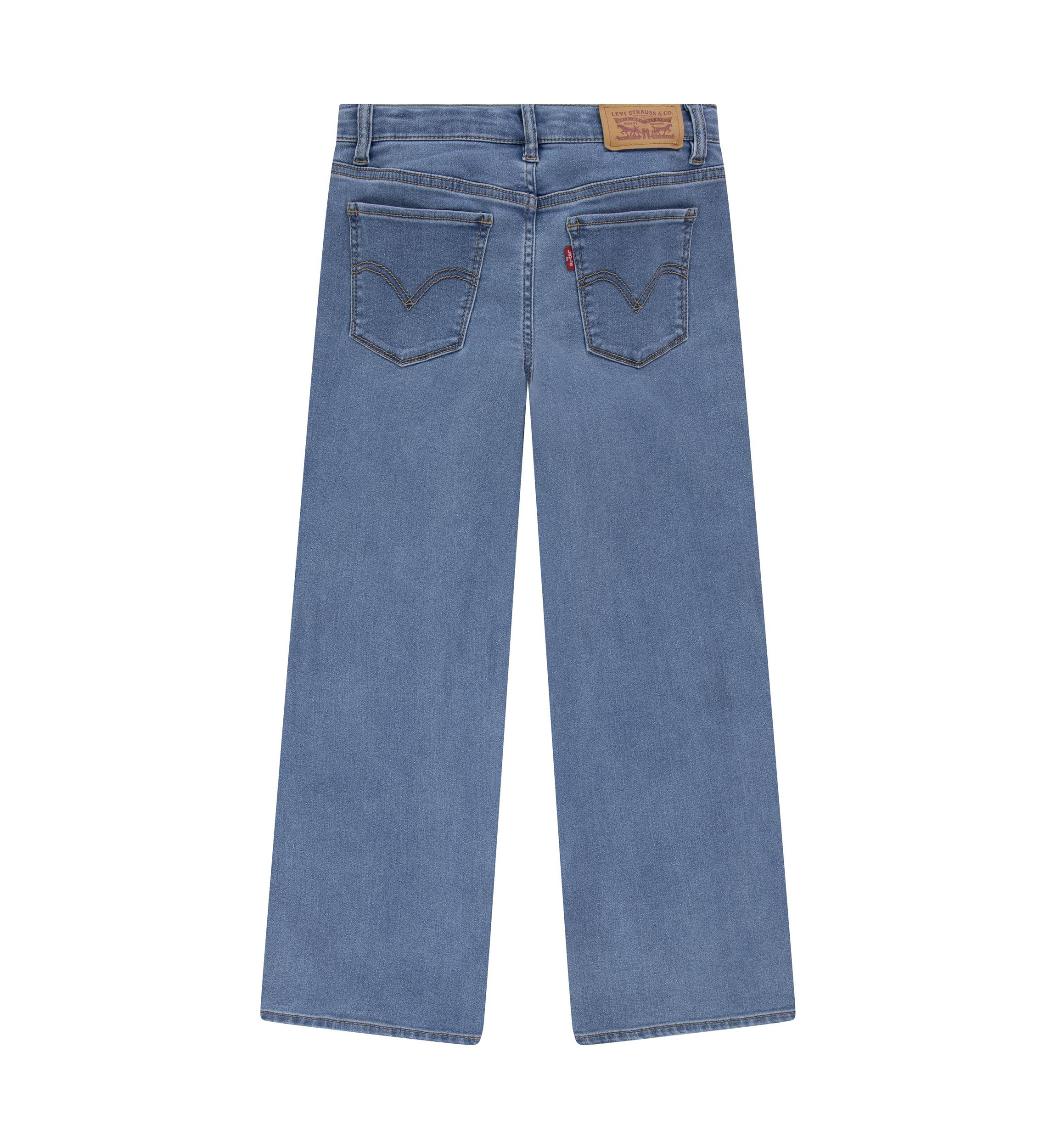 Girls 7-16 Wide Leg Denim Jeans