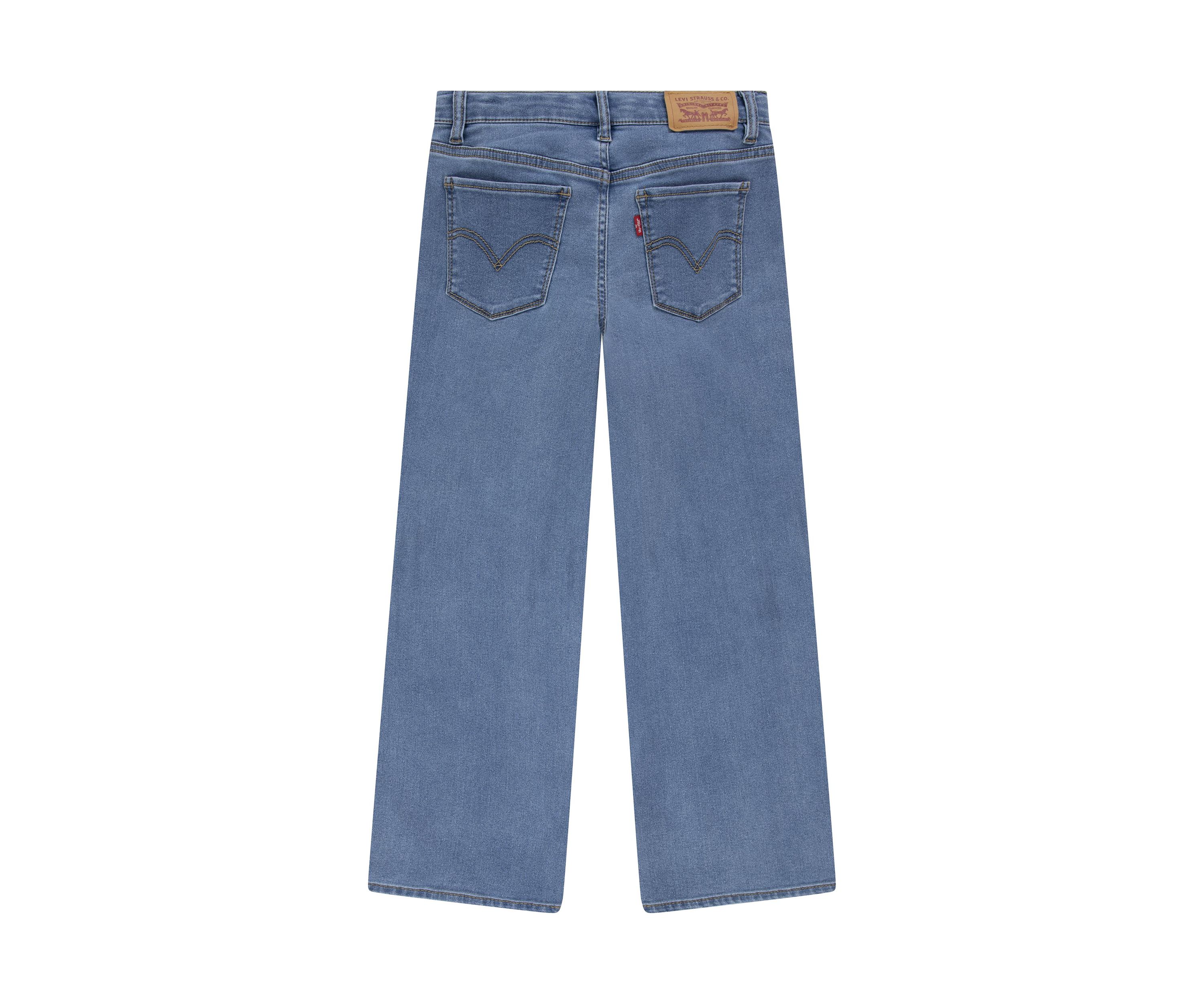 Girls 7-16 Wide Leg Denim Jeans
