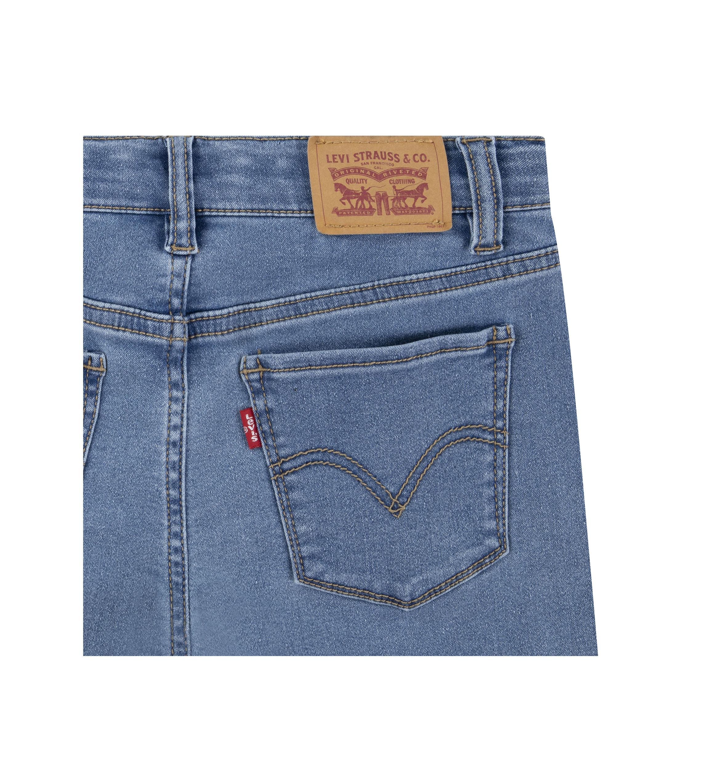 Girls 7-16 Wide Leg Denim Jeans