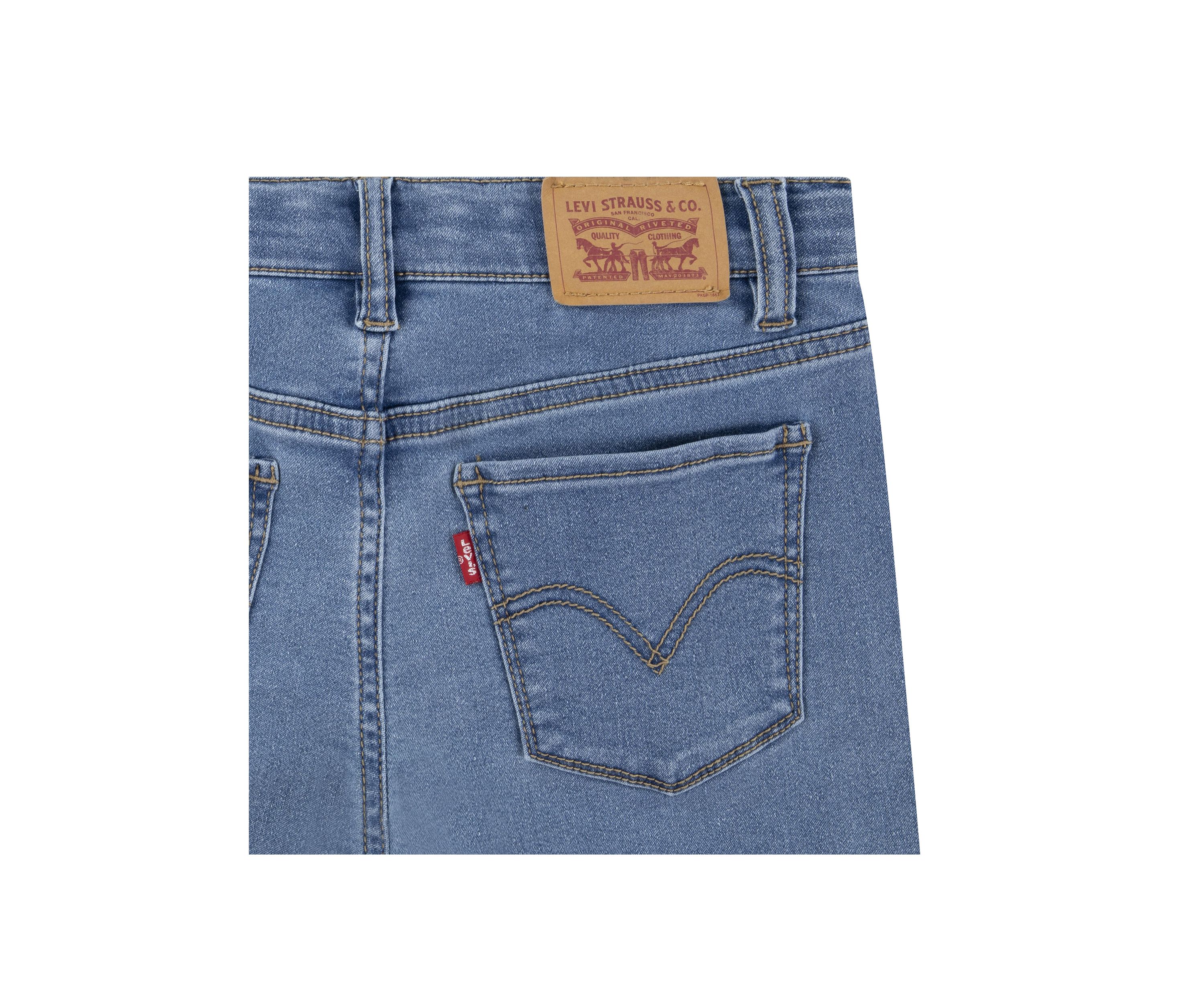Girls 7-16 Wide Leg Denim Jeans