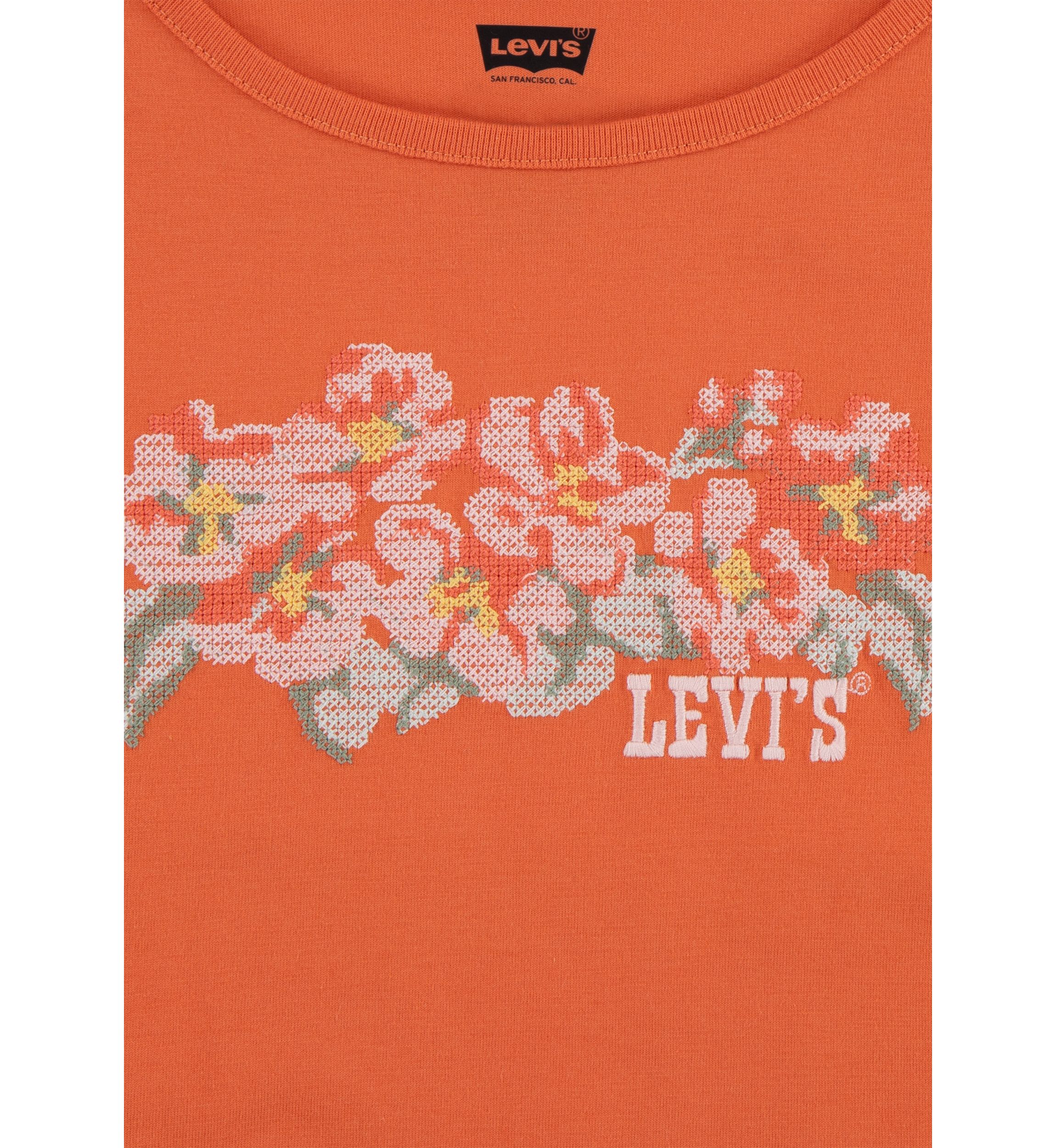 Girls 7-16 Double Cuff Graphic T-Shirt