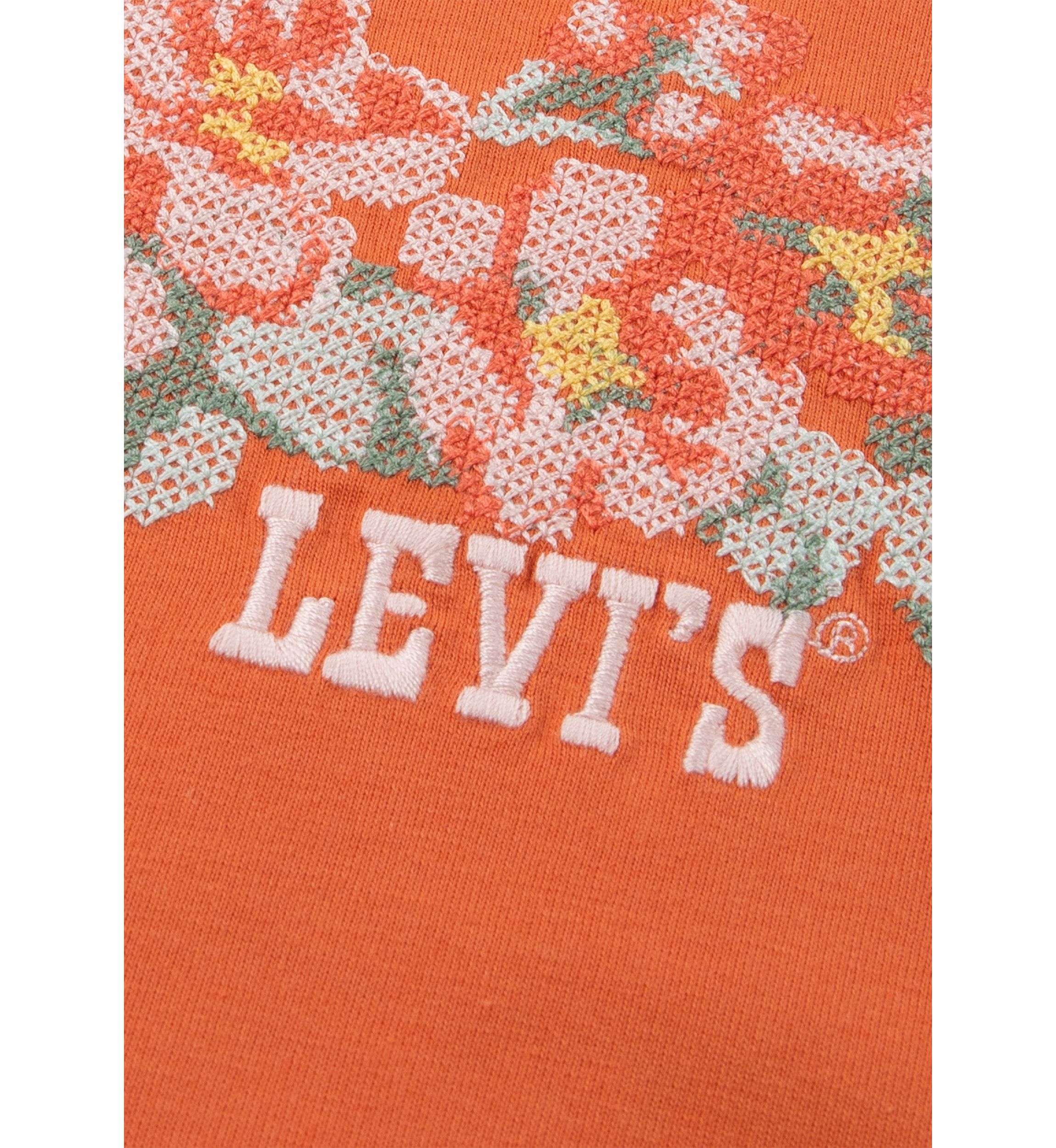 Girls 7-16 Double Cuff Graphic T-Shirt
