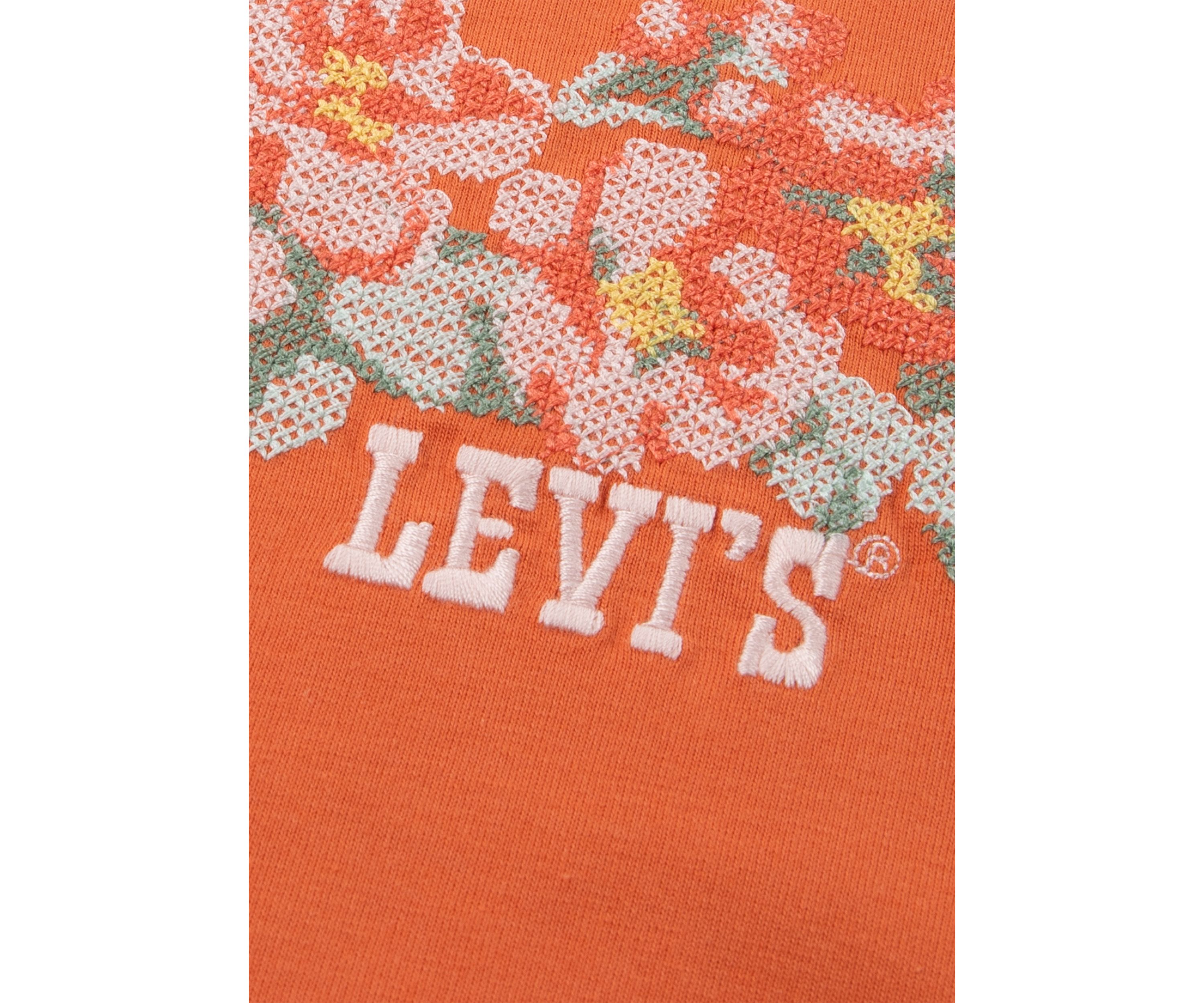 Girls 7-16 Double Cuff Graphic T-Shirt