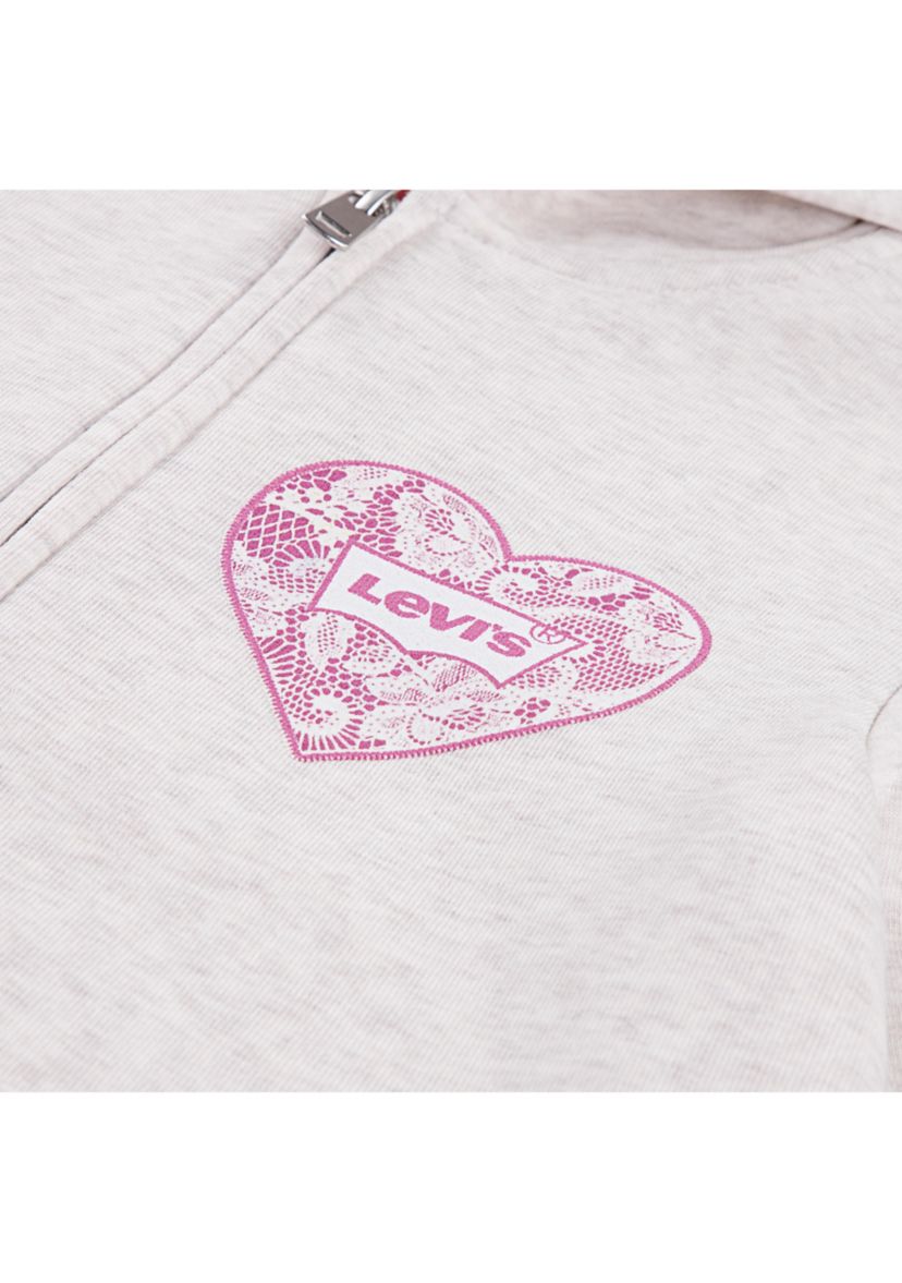 Girls 7-16 Lace Full Zip Hoodie