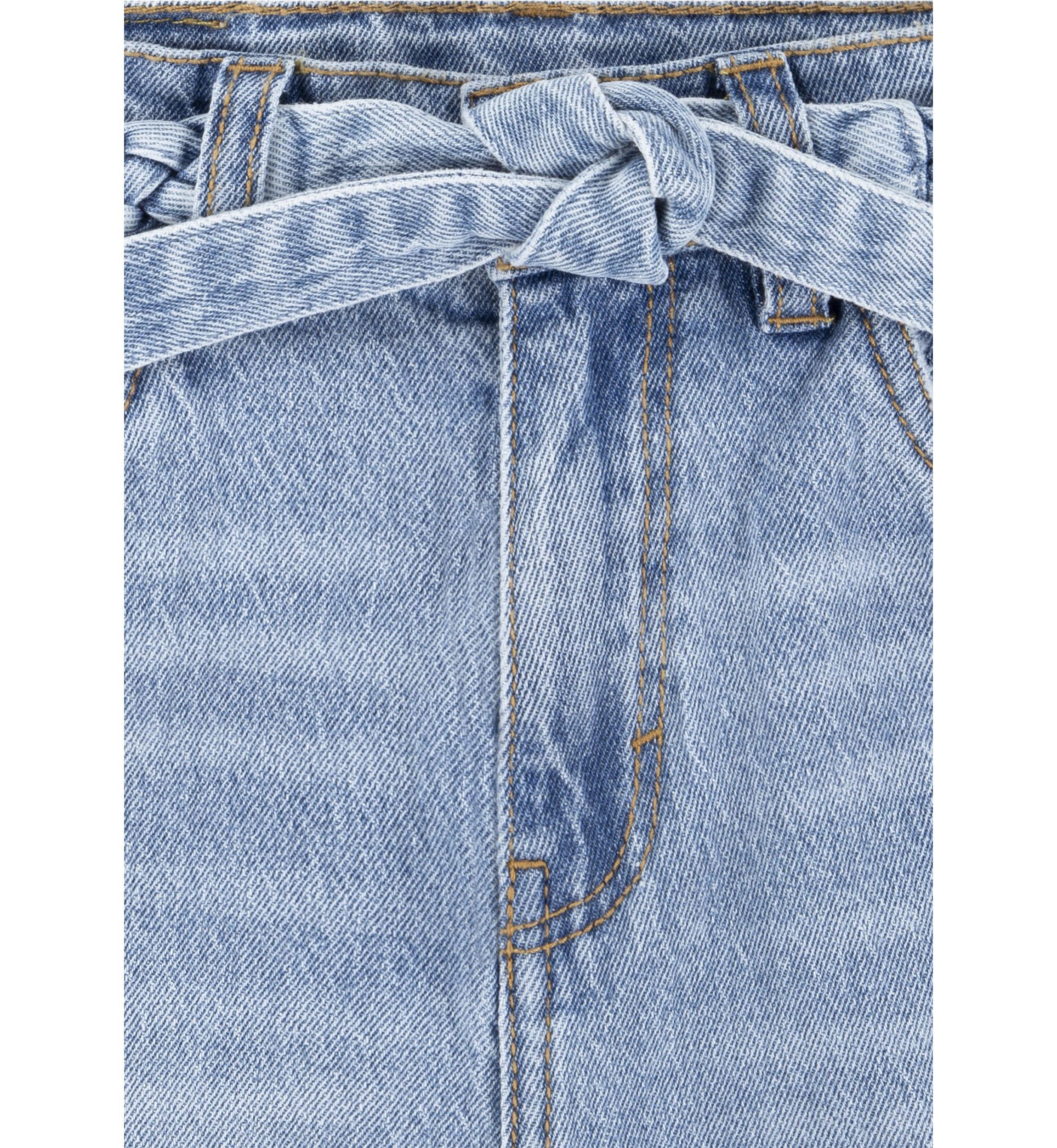 Girls 7-16 Extra Large Culotte Stretch Denim Jeans