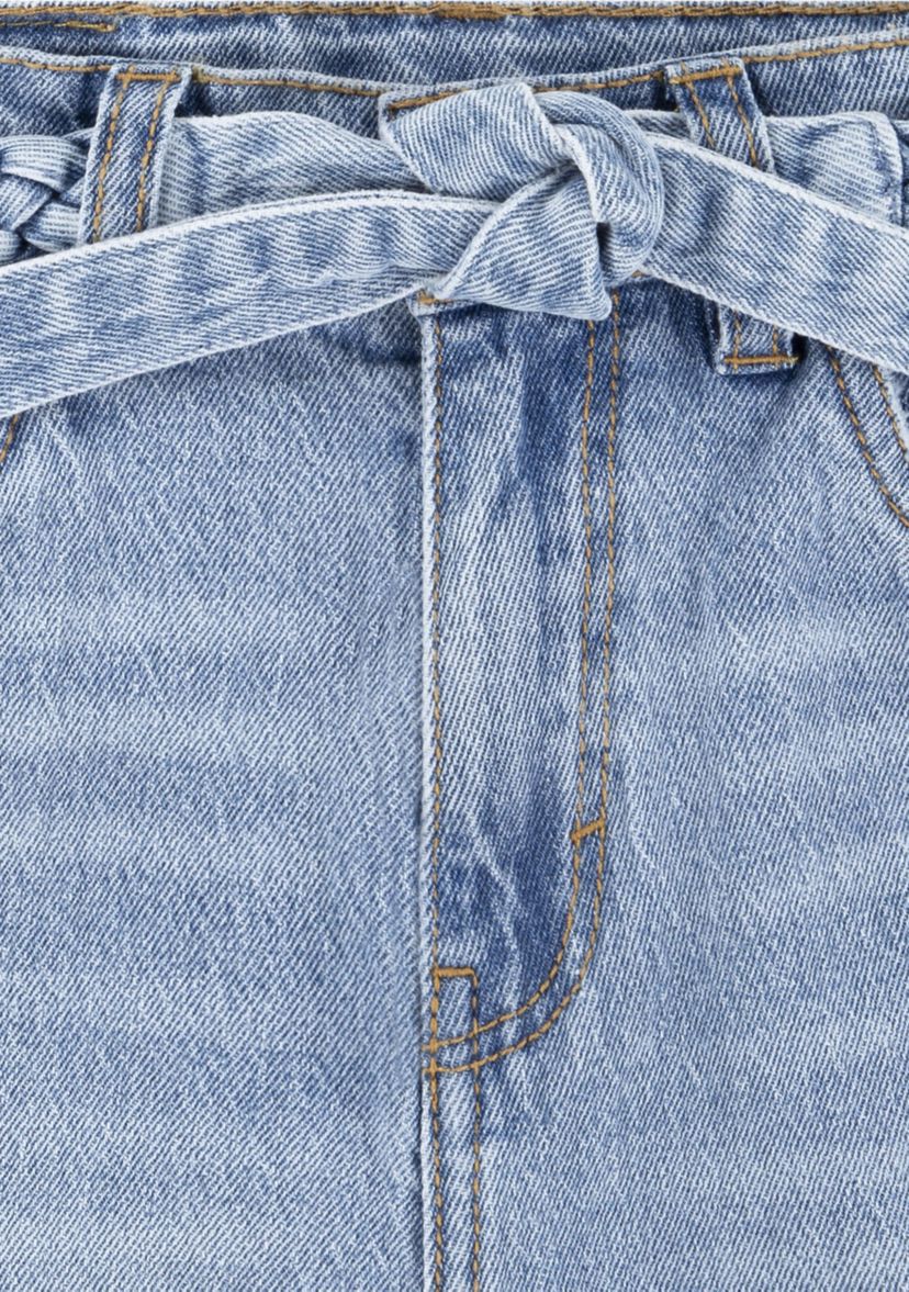 Girls 7-16 Extra Large Culotte Stretch Denim Jeans