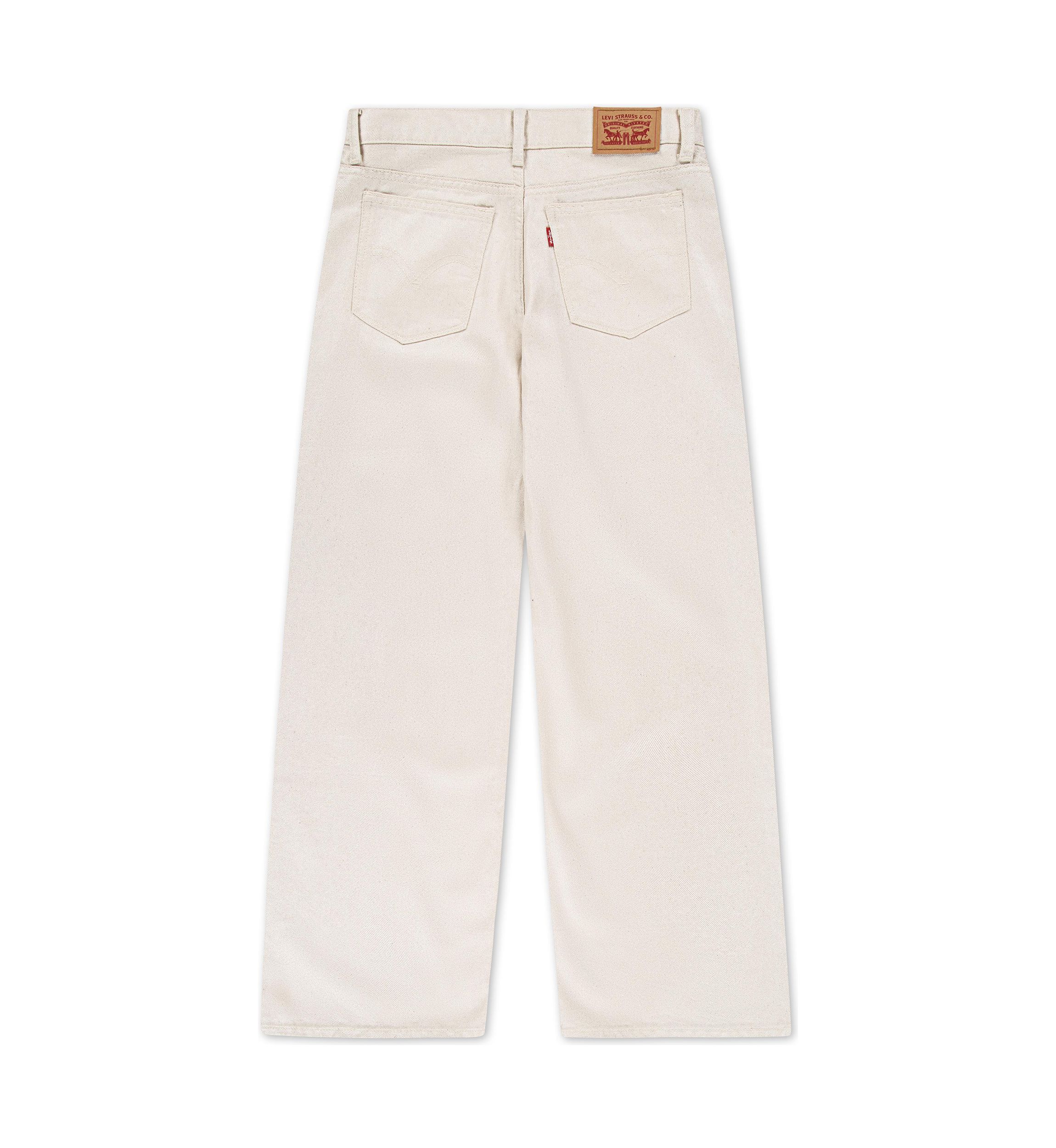 Girls 7-16 Pearlized Wide Leg Jeans