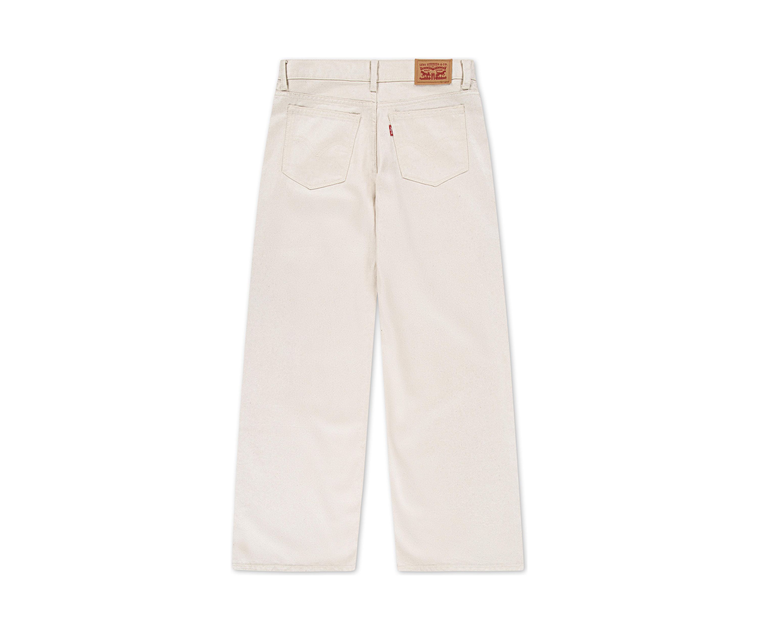 Girls 7-16 Pearlized Wide Leg Jeans