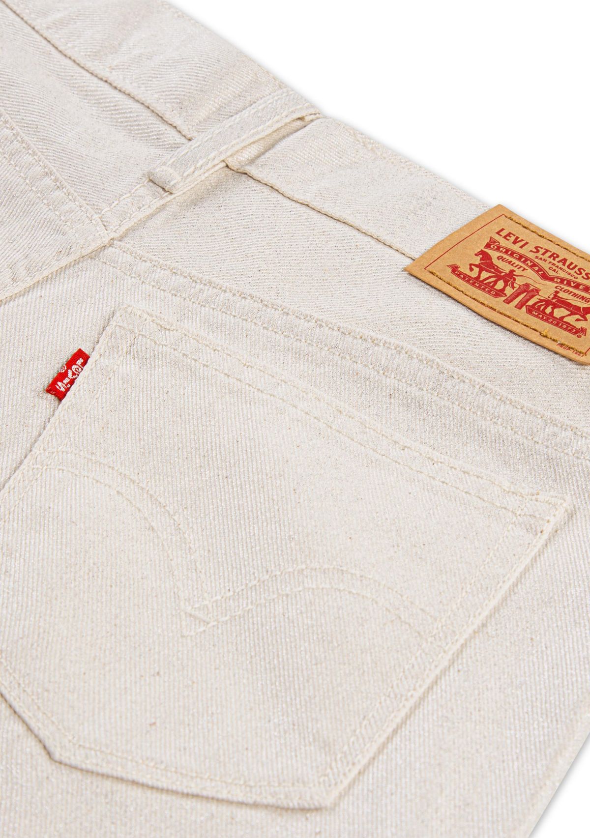 Girls 7-16 Pearlized Wide Leg Jeans