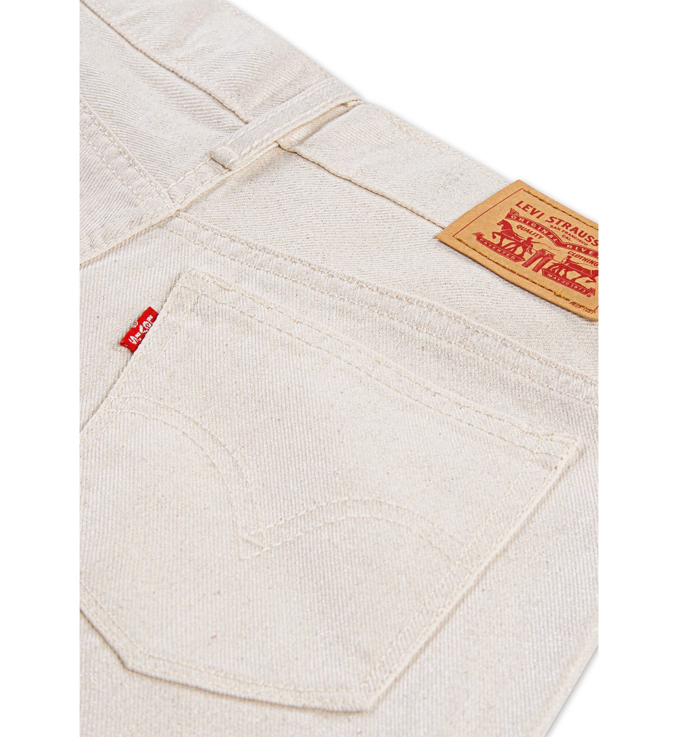 Girls 7-16 Pearlized Wide Leg Jeans