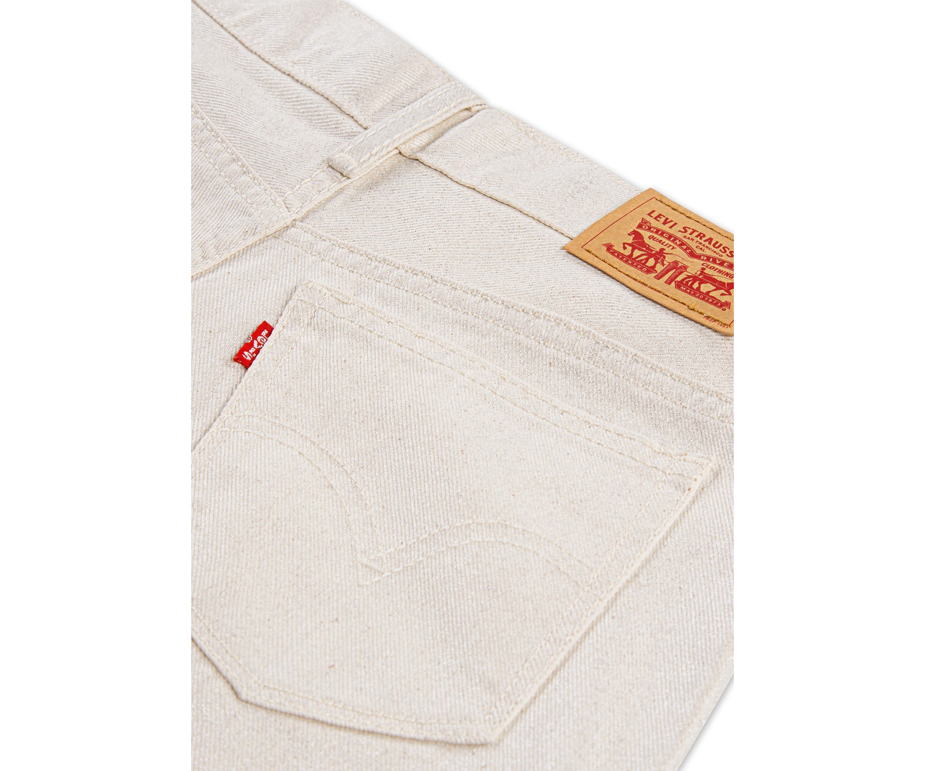 Girls 7-16 Pearlized Wide Leg Jeans
