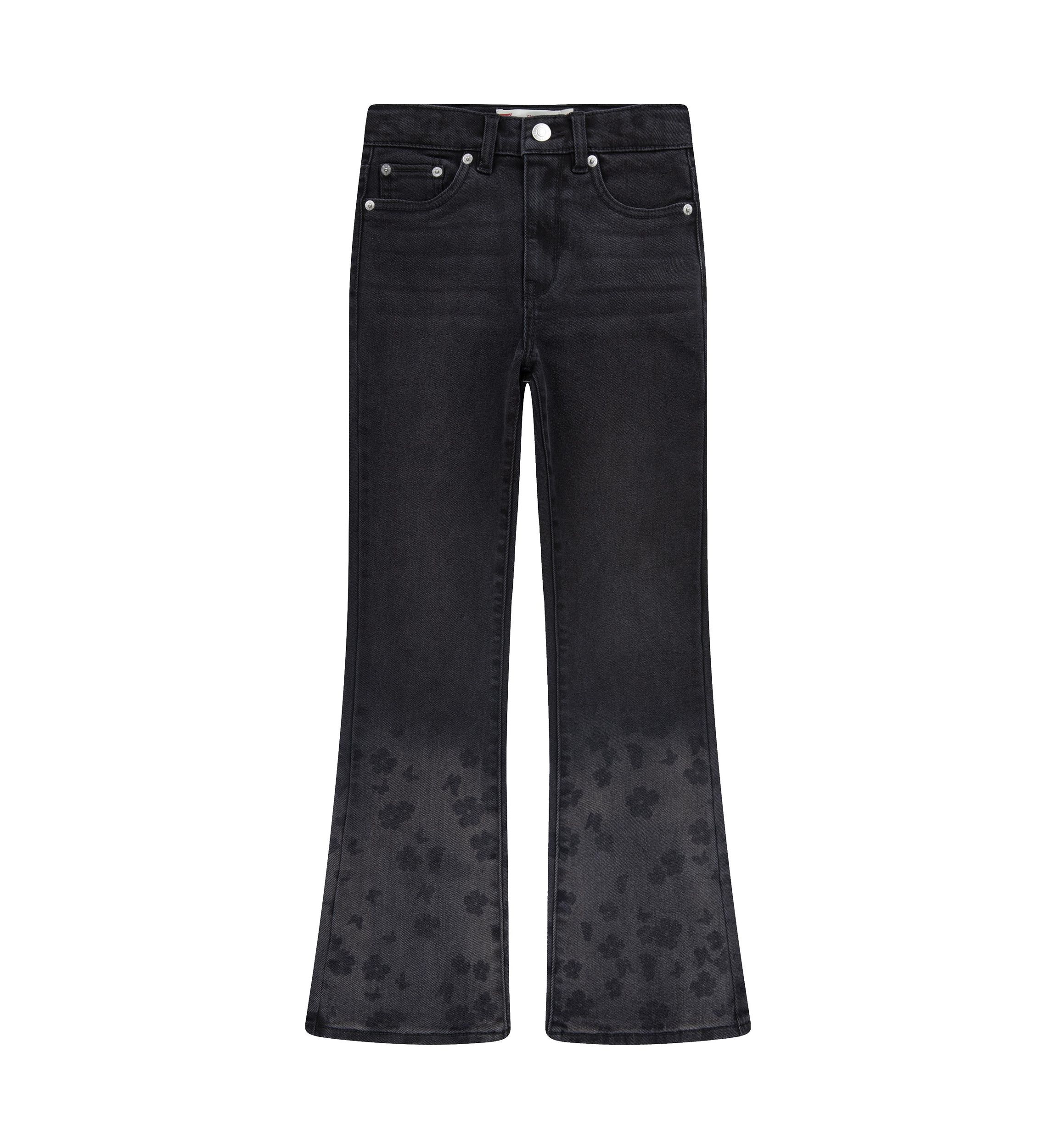 Girls 7-16 Faded Art Flare Jeans