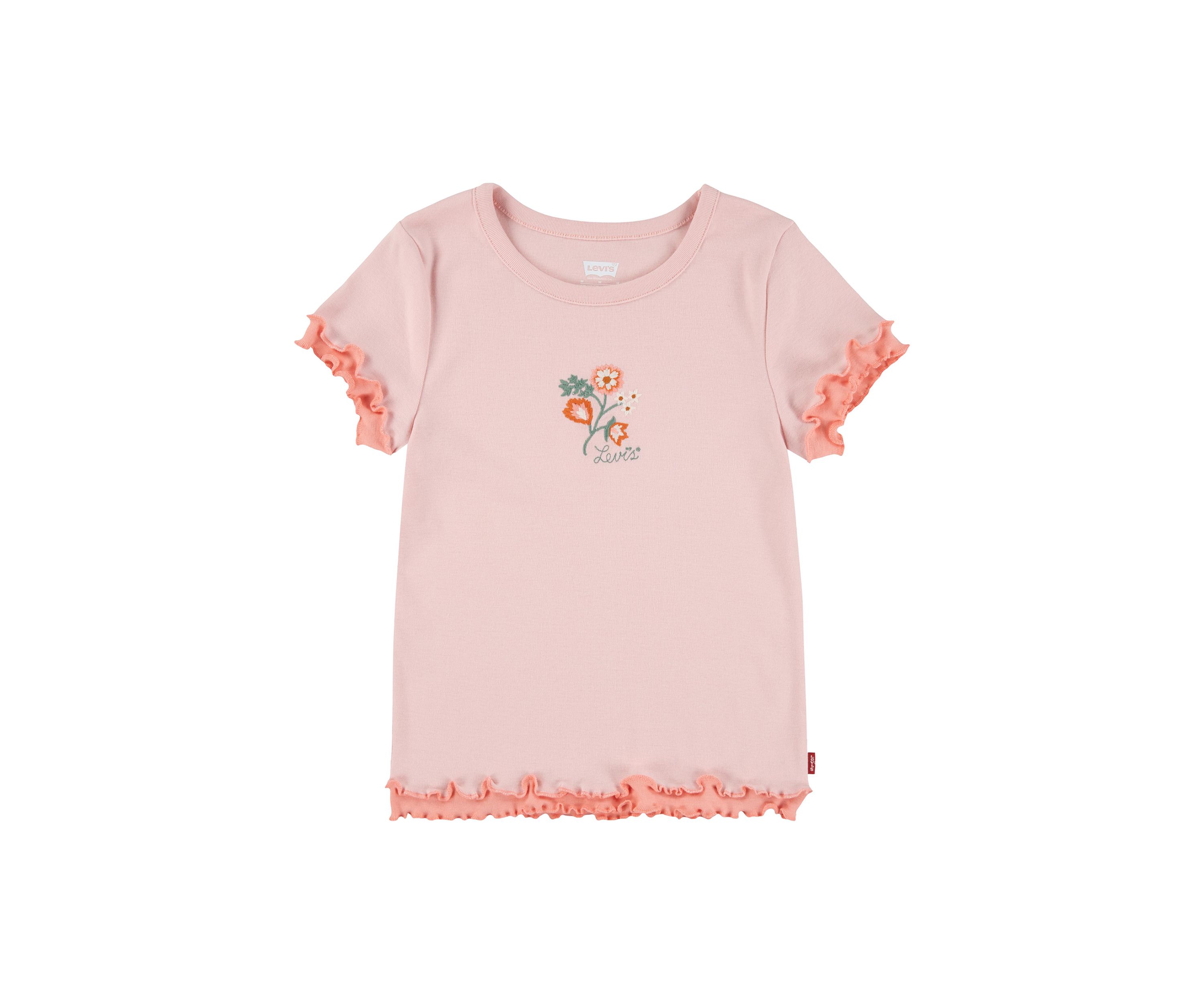 Girls 7-16 Floral Embroidery Top