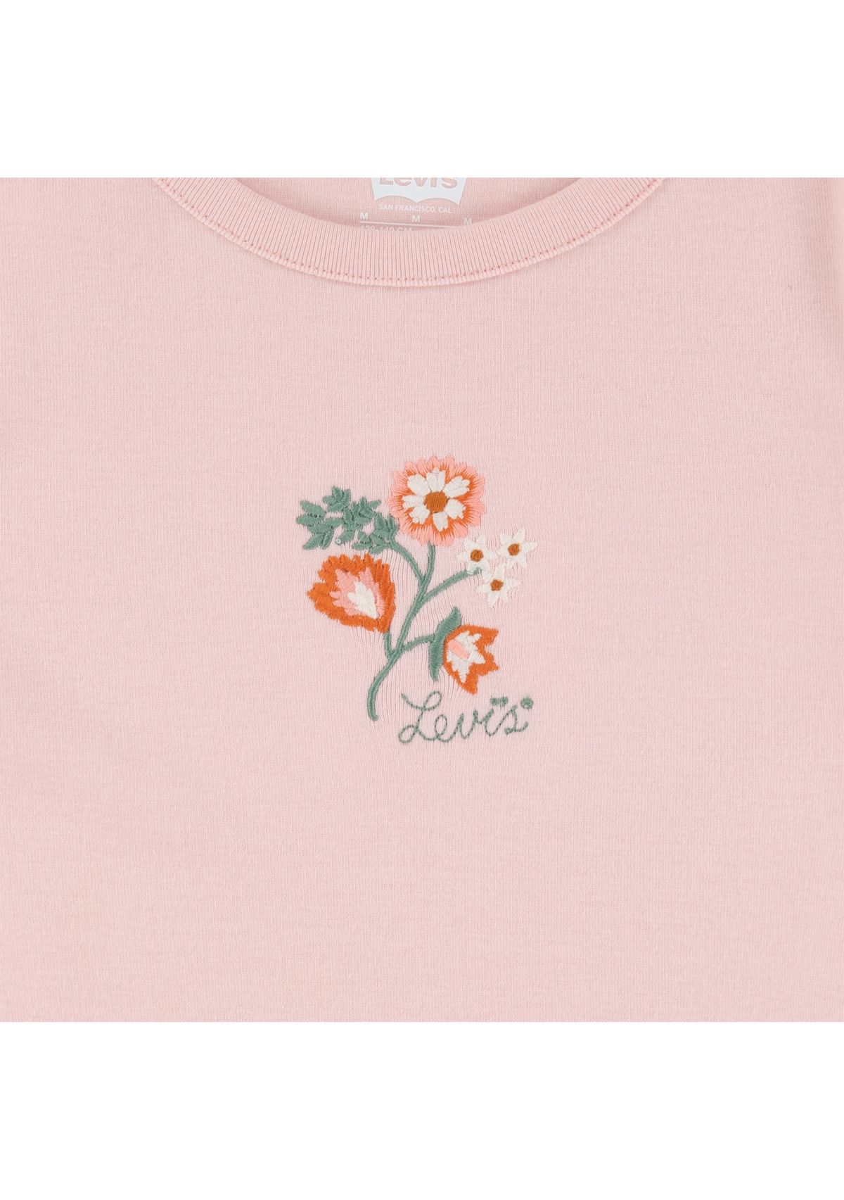 Girls 7-16 Floral Embroidery Top