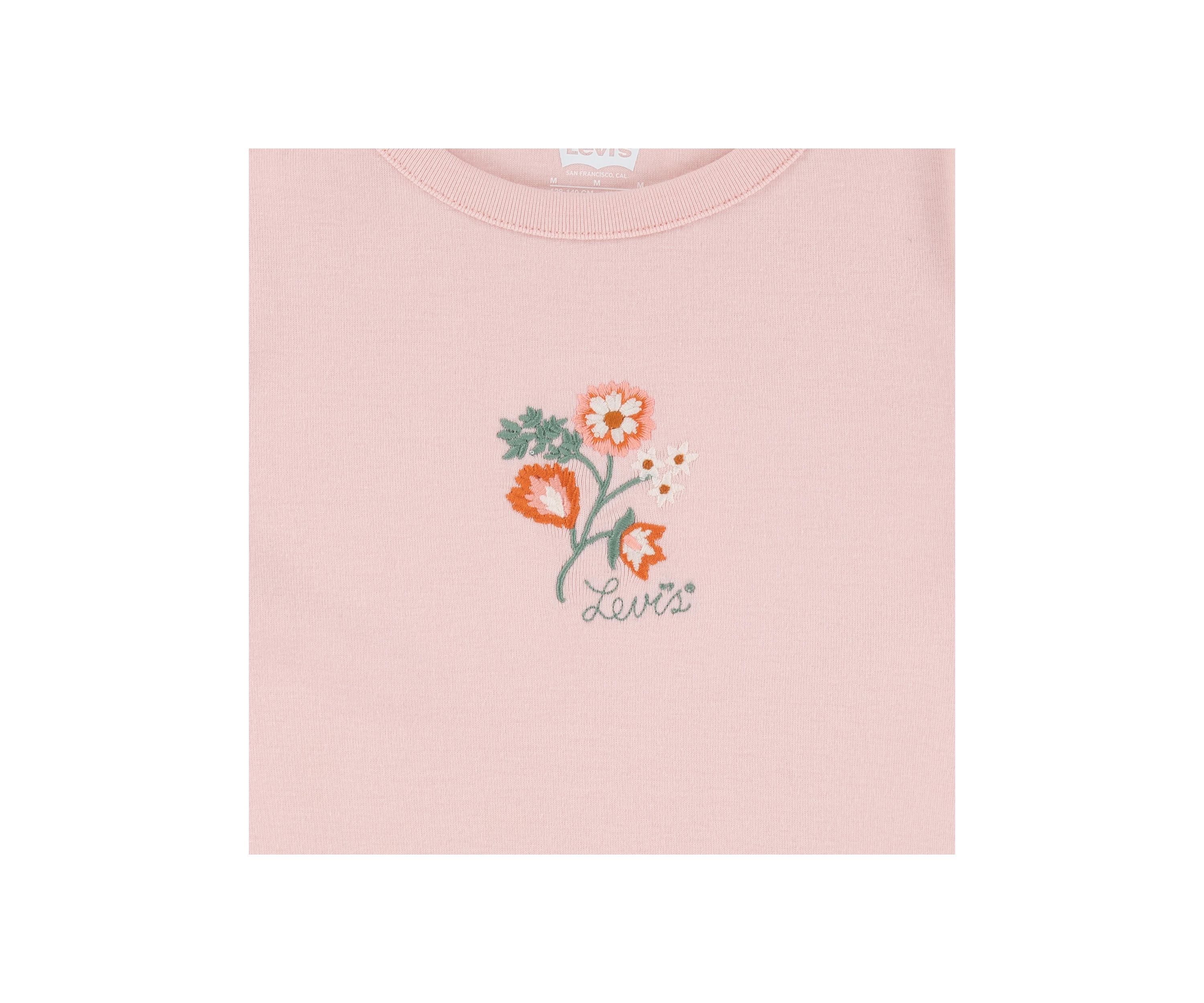 Girls 7-16 Floral Embroidery Top