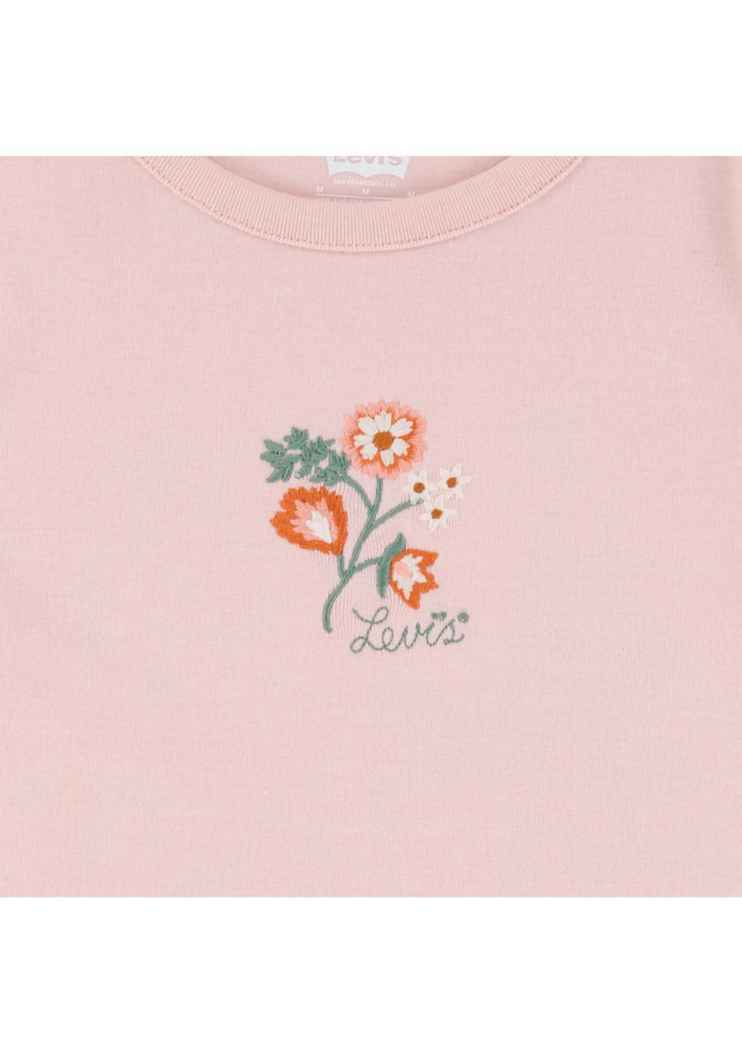 Girls 7-16 Floral Embroidery Top
