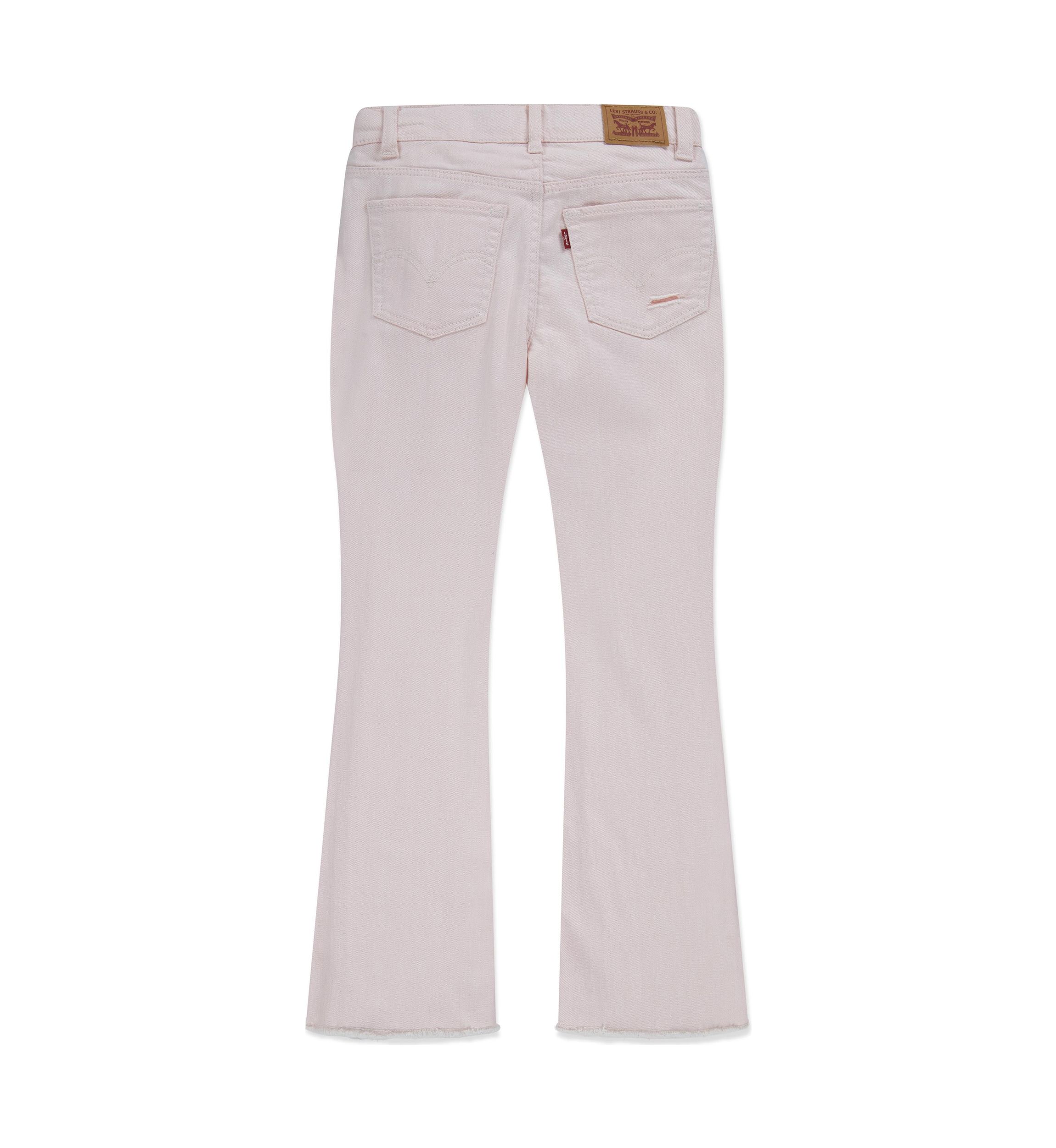 Girls 7-16 Colored Destruction Flared Jeans