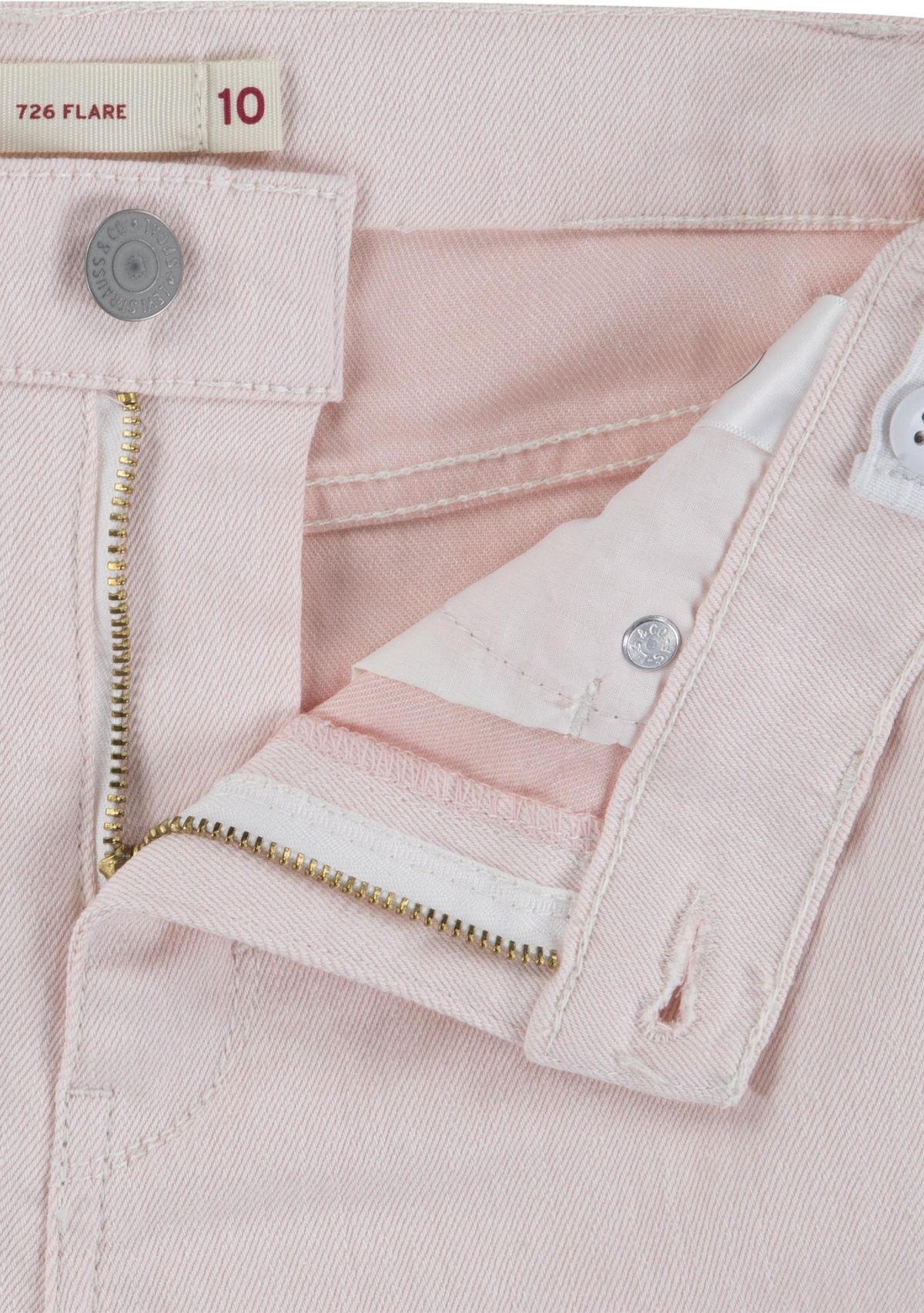 Girls 7-16 Colored Destruction Flared Jeans