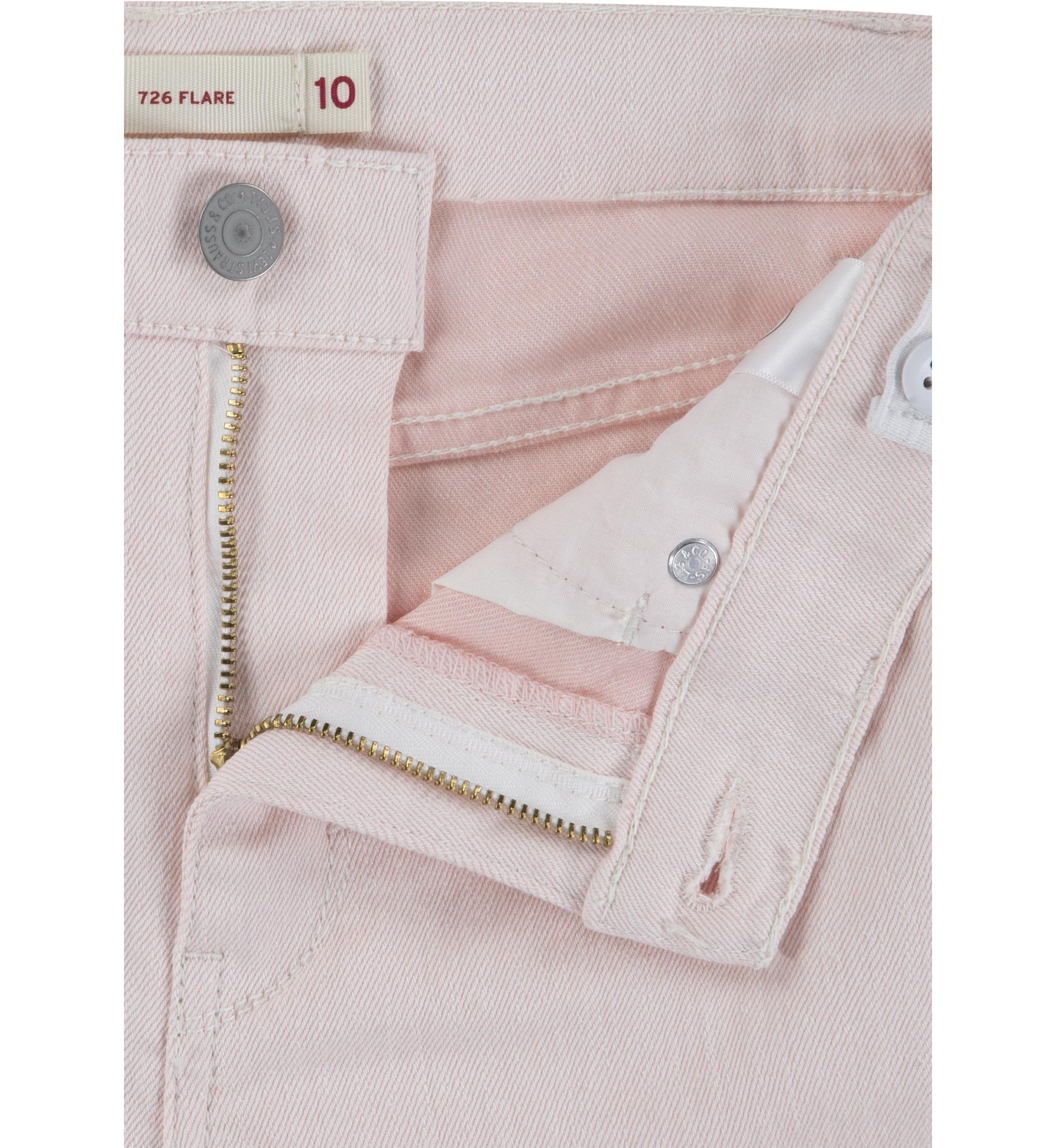 Girls 7-16 Colored Destruction Flared Jeans