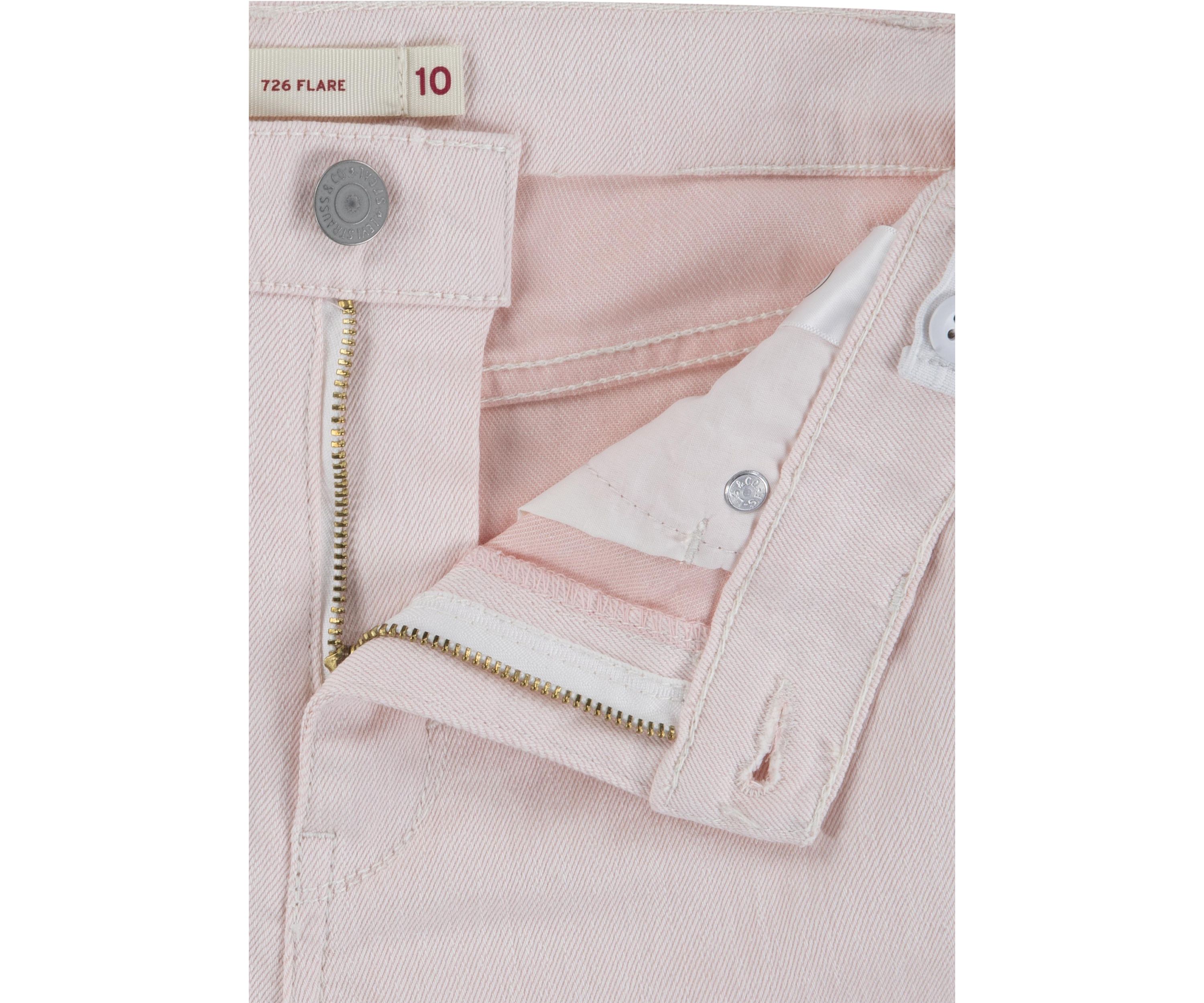 Girls 7-16 Colored Destruction Flared Jeans