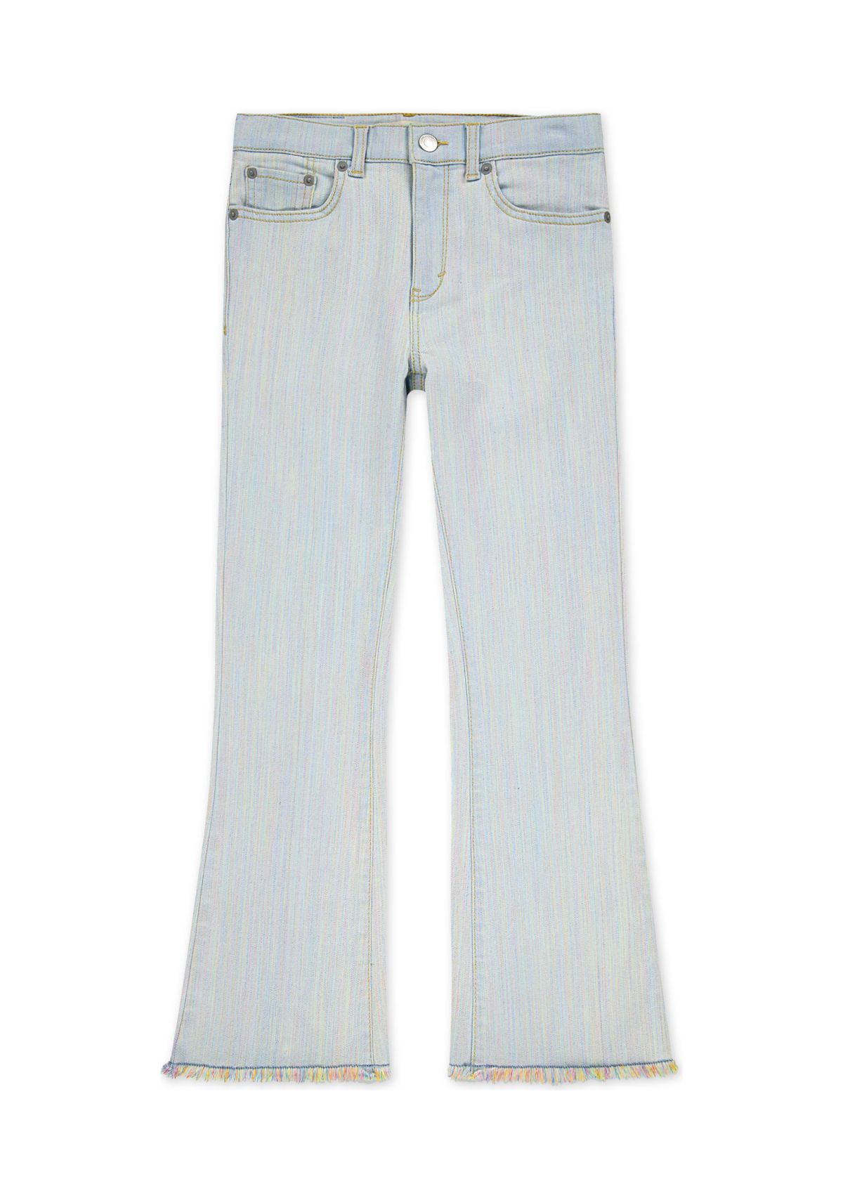 Girls 7-16 Rainbow Flare Jeans