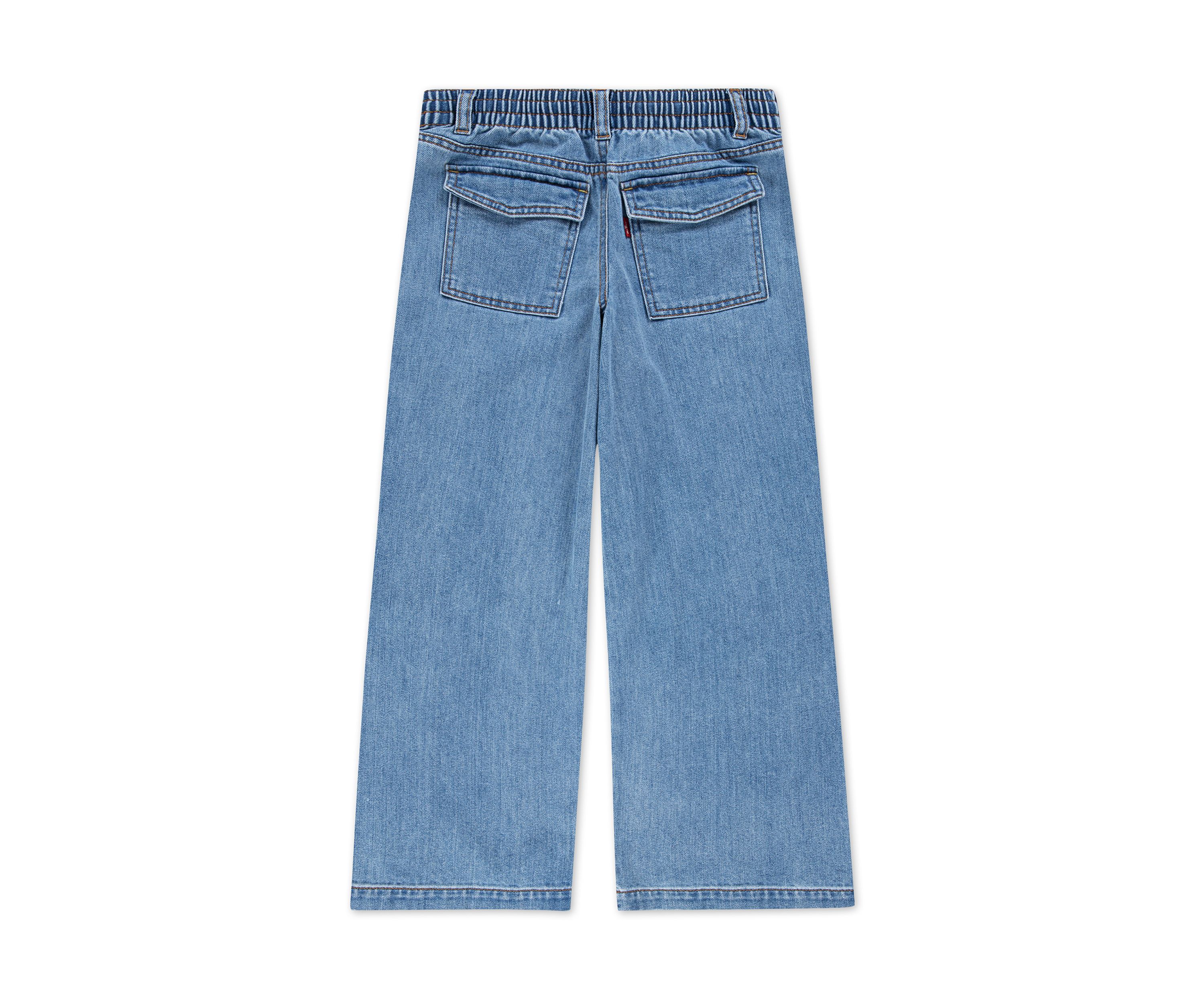 Girls 7-16 Baggy Wide Leg Jeans