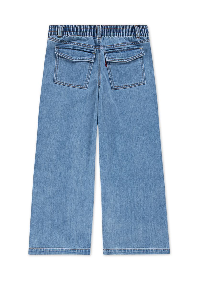 Girls 7-16 Baggy Wide Leg Jeans