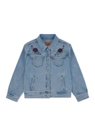 Girls 4-6x Faux Fur Cardigan