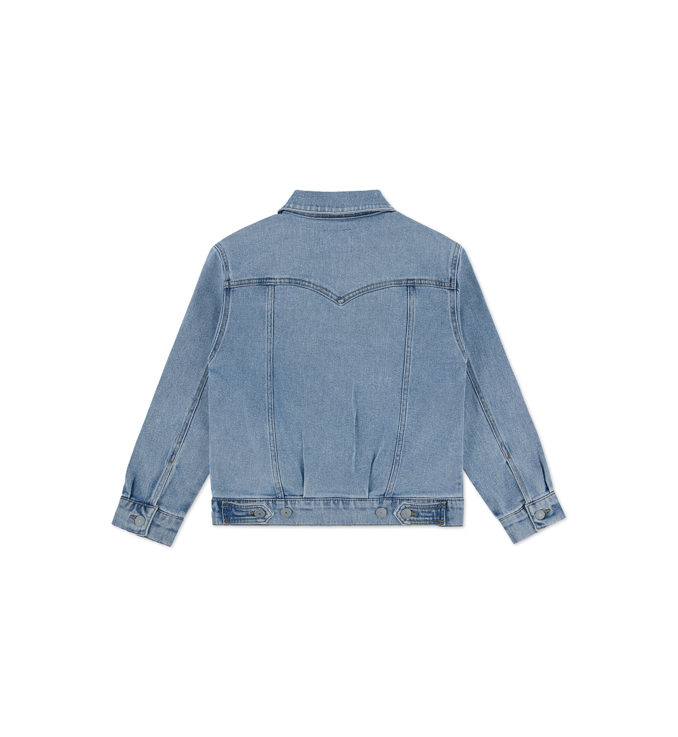 Girls 7-16 Oversized Western Trucker Jacket