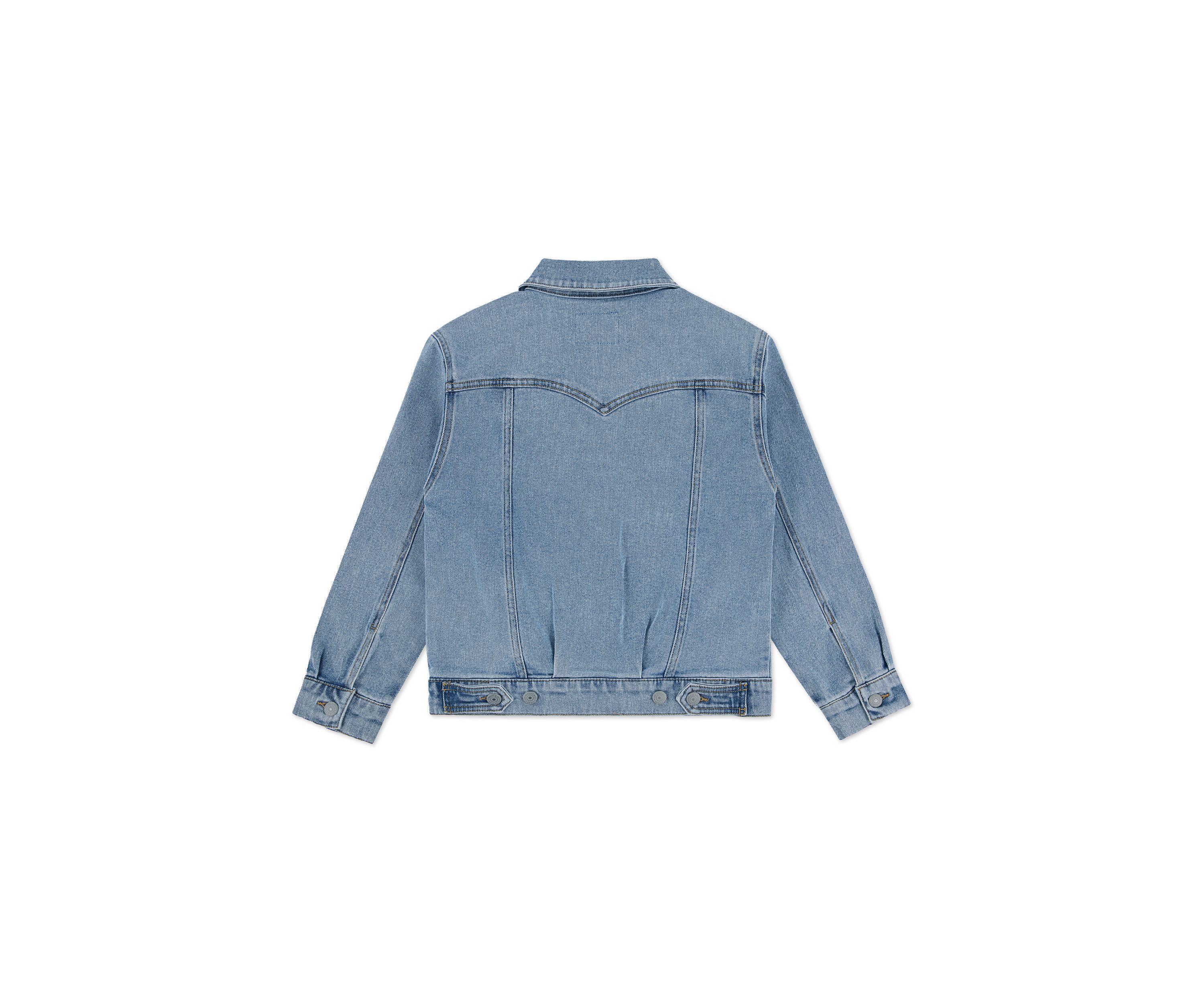 Girls 7-16 Oversized Western Trucker Jacket