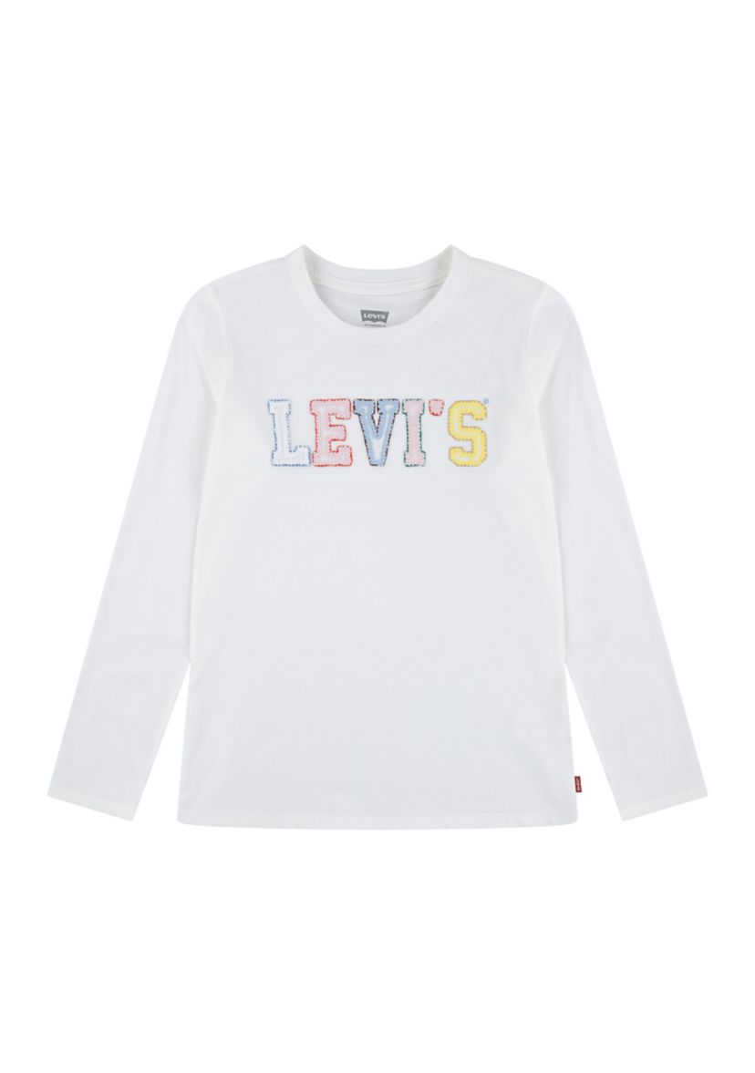 Girls 7-16 Logo Crochet T-Shirt