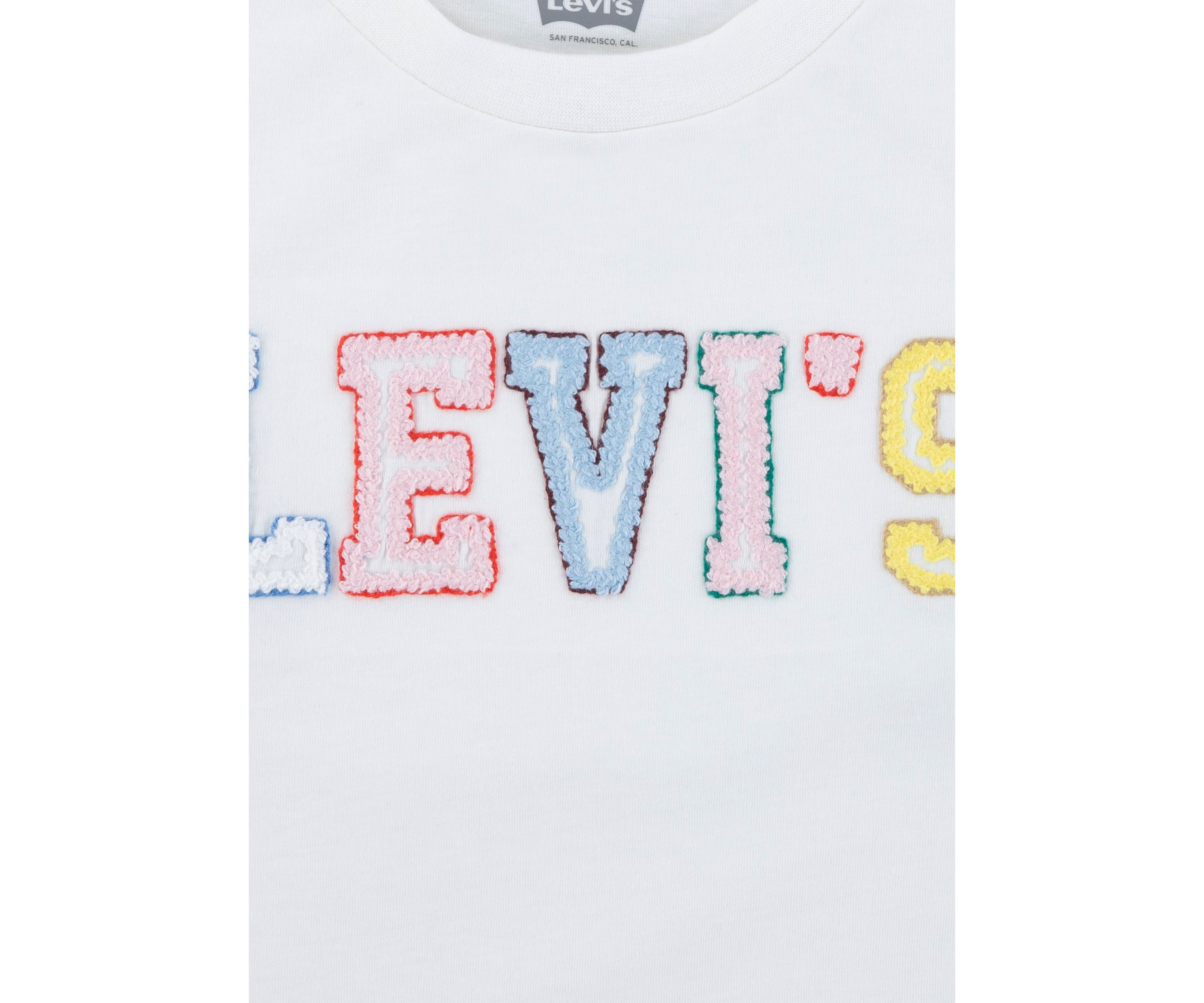 Girls 7-16 Logo Crochet T-Shirt