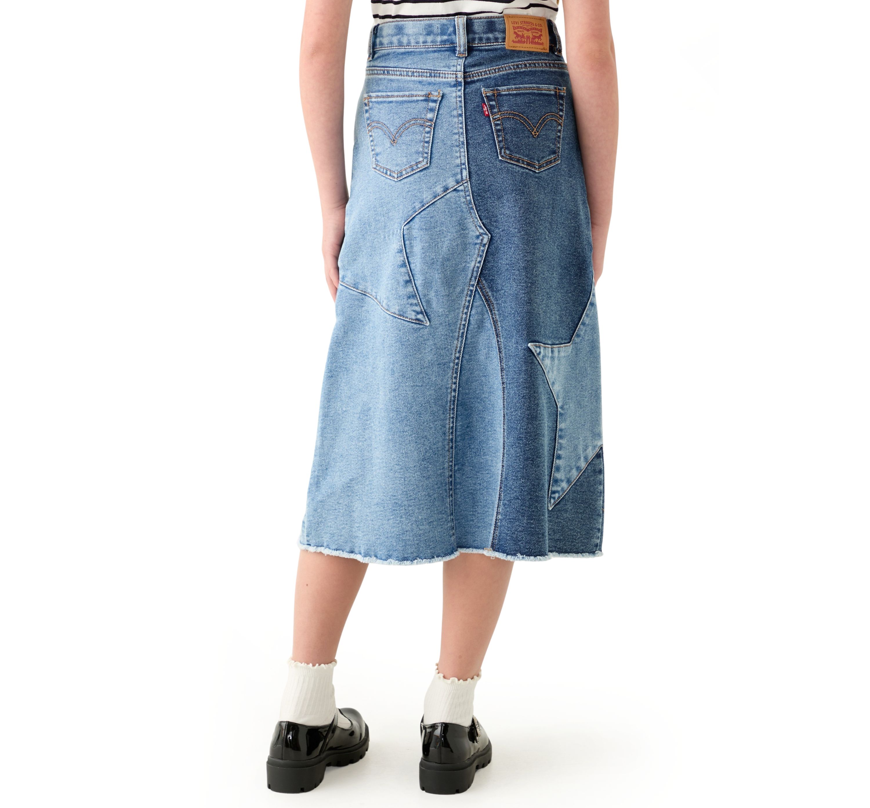 Girls 7-16 Western Midi Skirt
