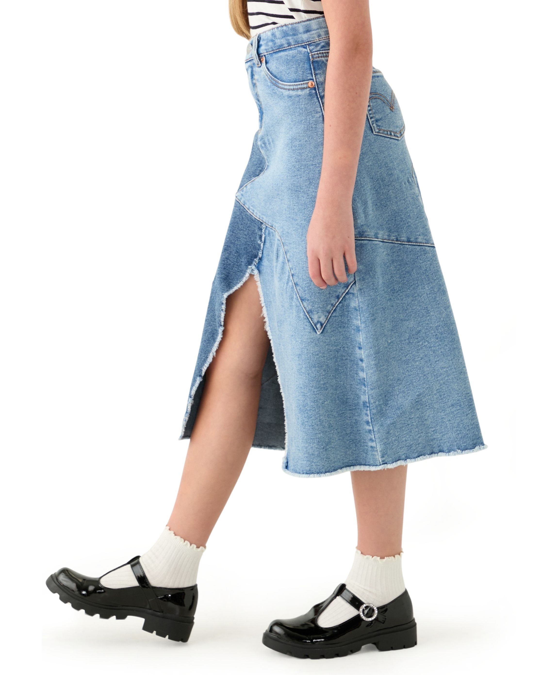 Girls 7-16 Western Midi Skirt
