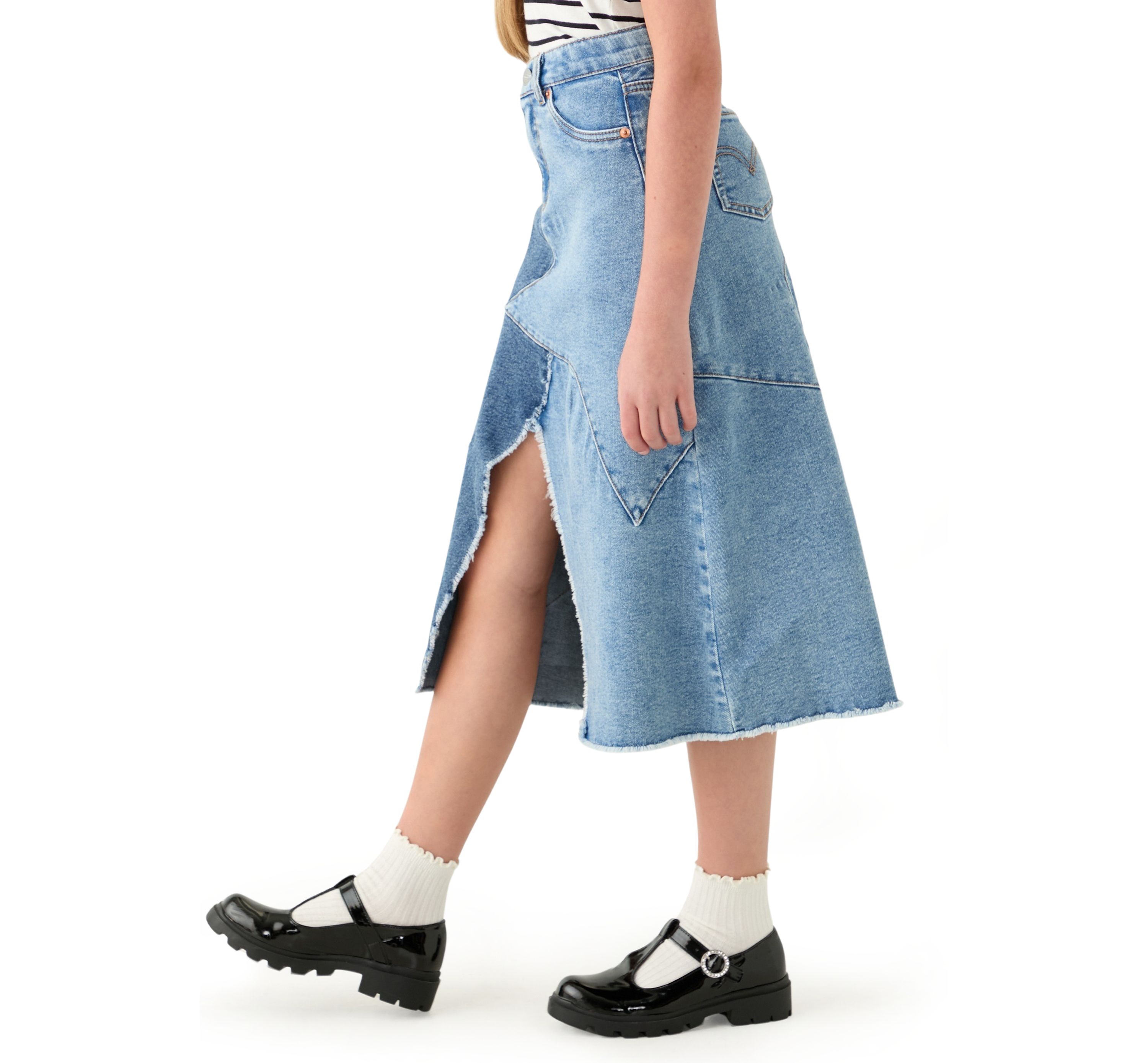 Girls 7-16 Western Midi Skirt