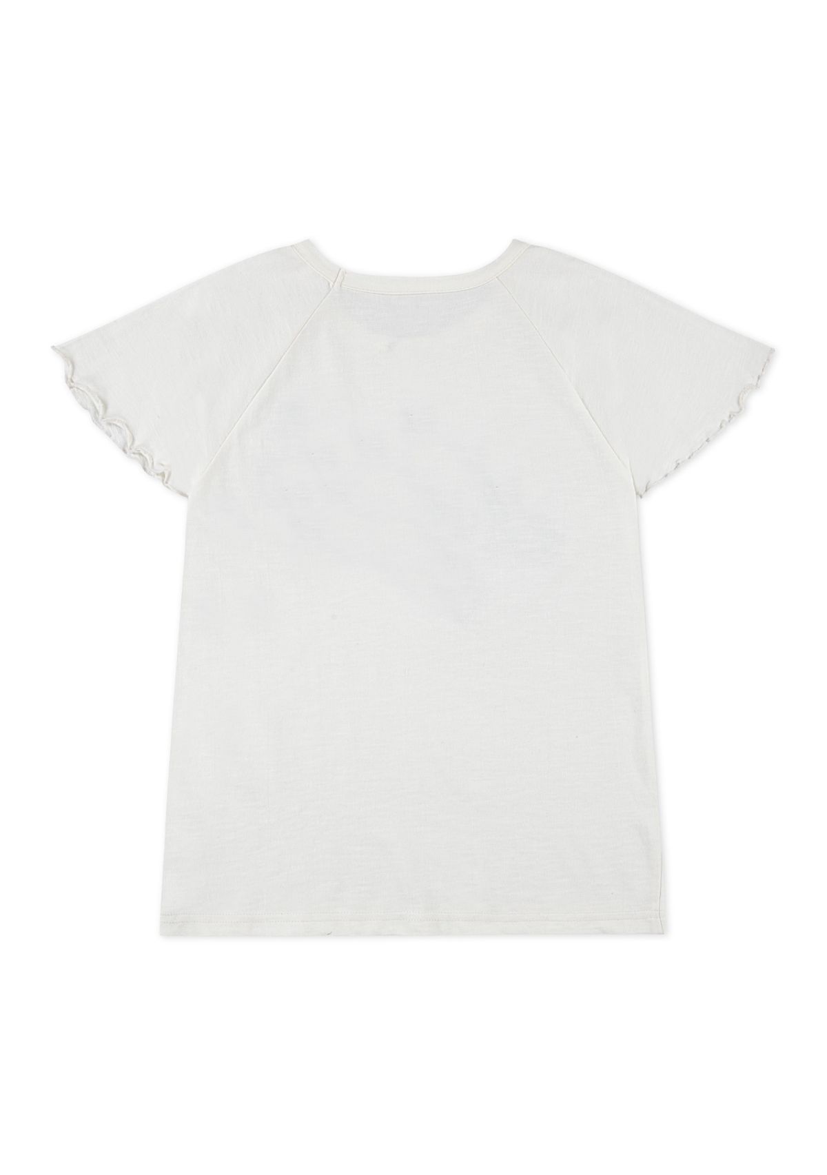 Girls 7-16 Ruffle Sleeve Logo Graphic T-Shirt 